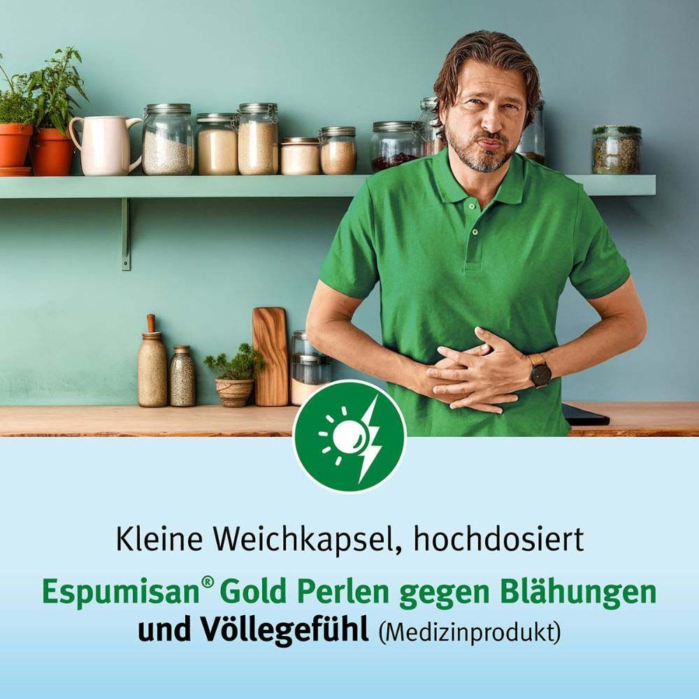 Espumisan® Gold Perlen gegen Blähungen