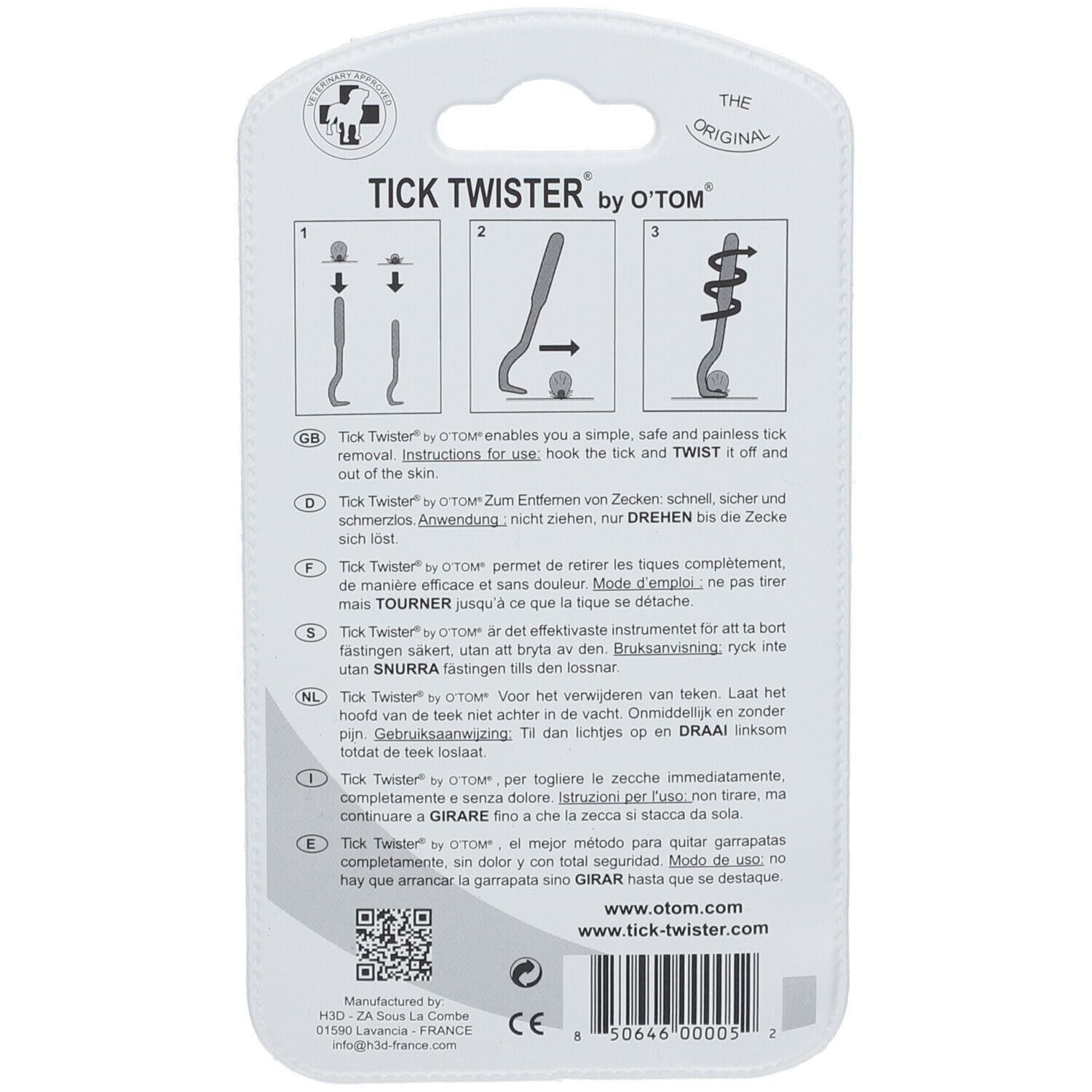 Zeckenhaken O'Tom Tick Twister