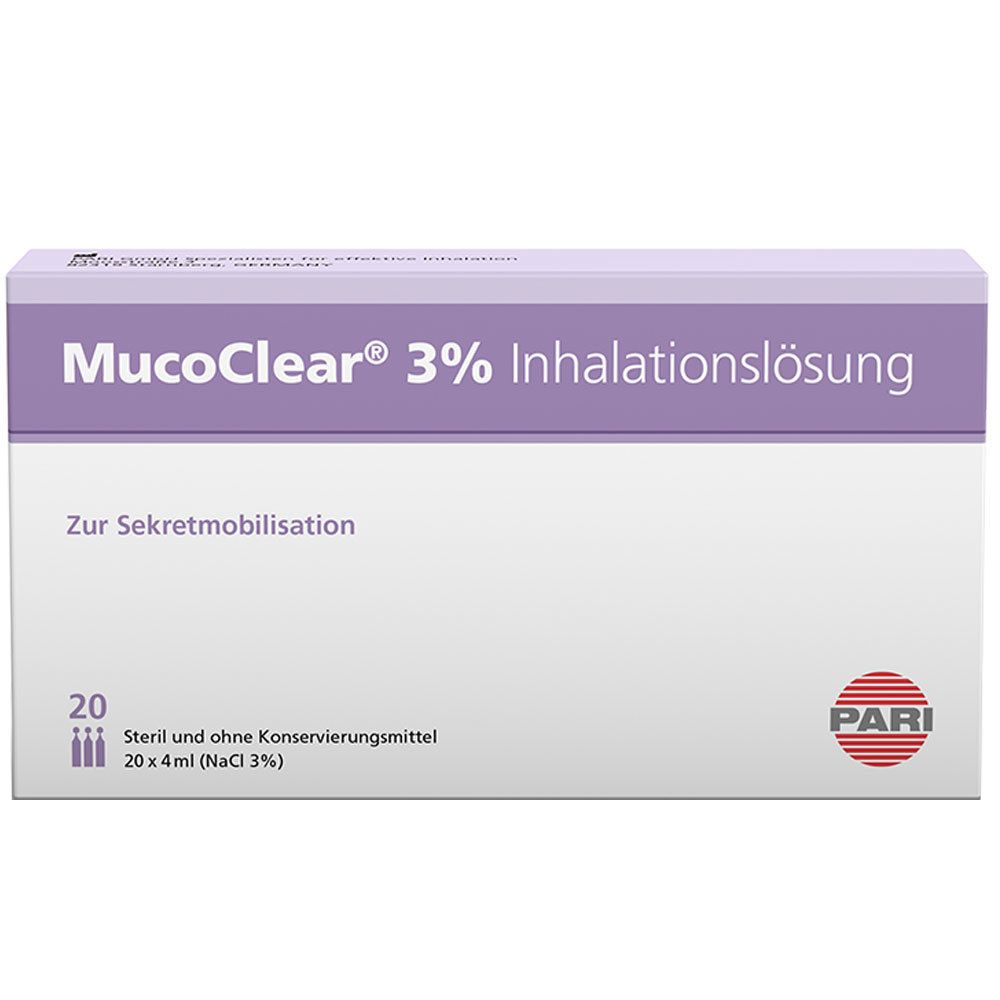 MucoClear® 3% Solution par inhalation
