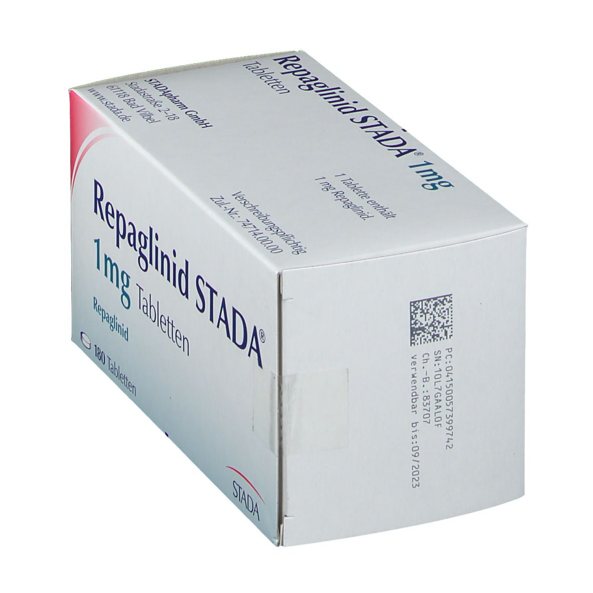 Repaglinid Stada 1 mg Tabletten 180 St