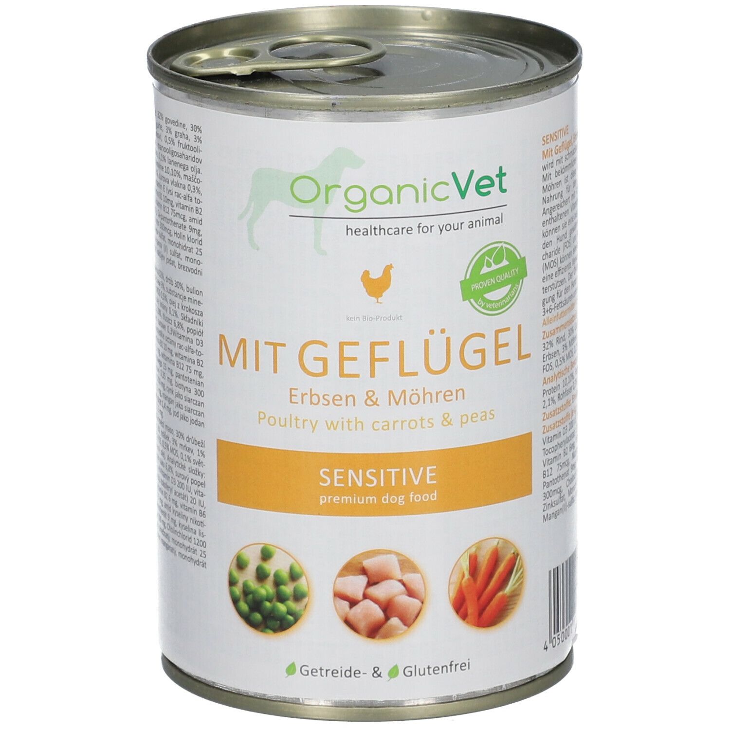 Dosennahrung Hund Sensitive Geflügel