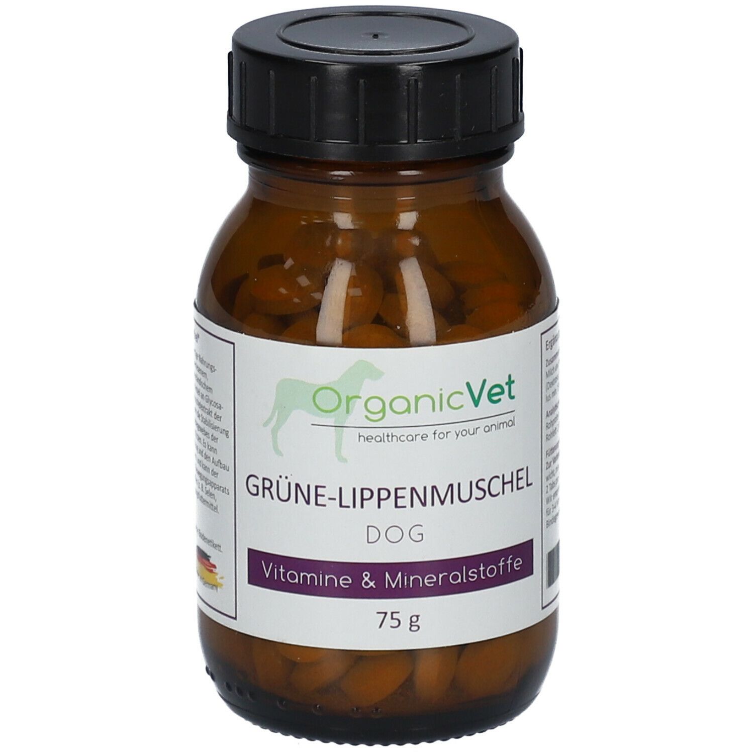 Grüne Lippenmuschel Tabletten f.Hunde 75 g