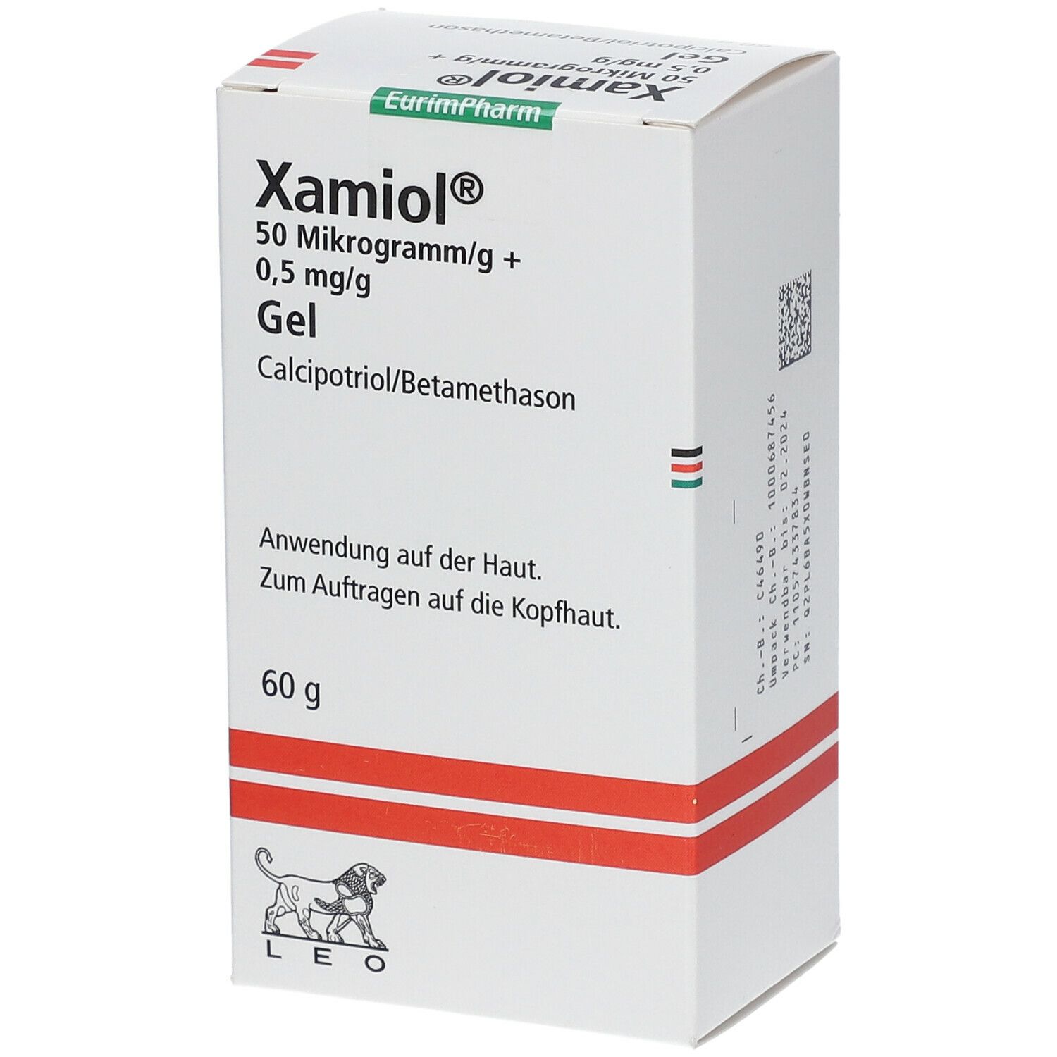 XAMIOL 50 Mikrogramm/g+0,5 mg/g Gel