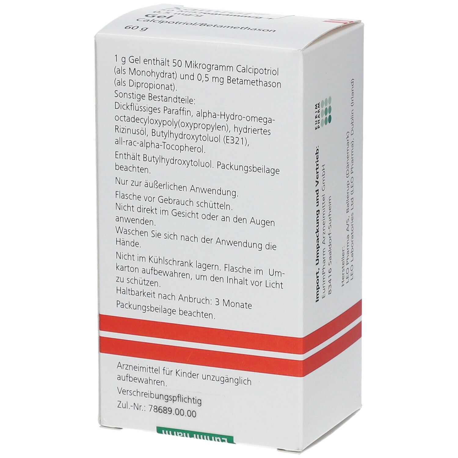 XAMIOL 50 Mikrogramm/g+0,5 mg/g Gel