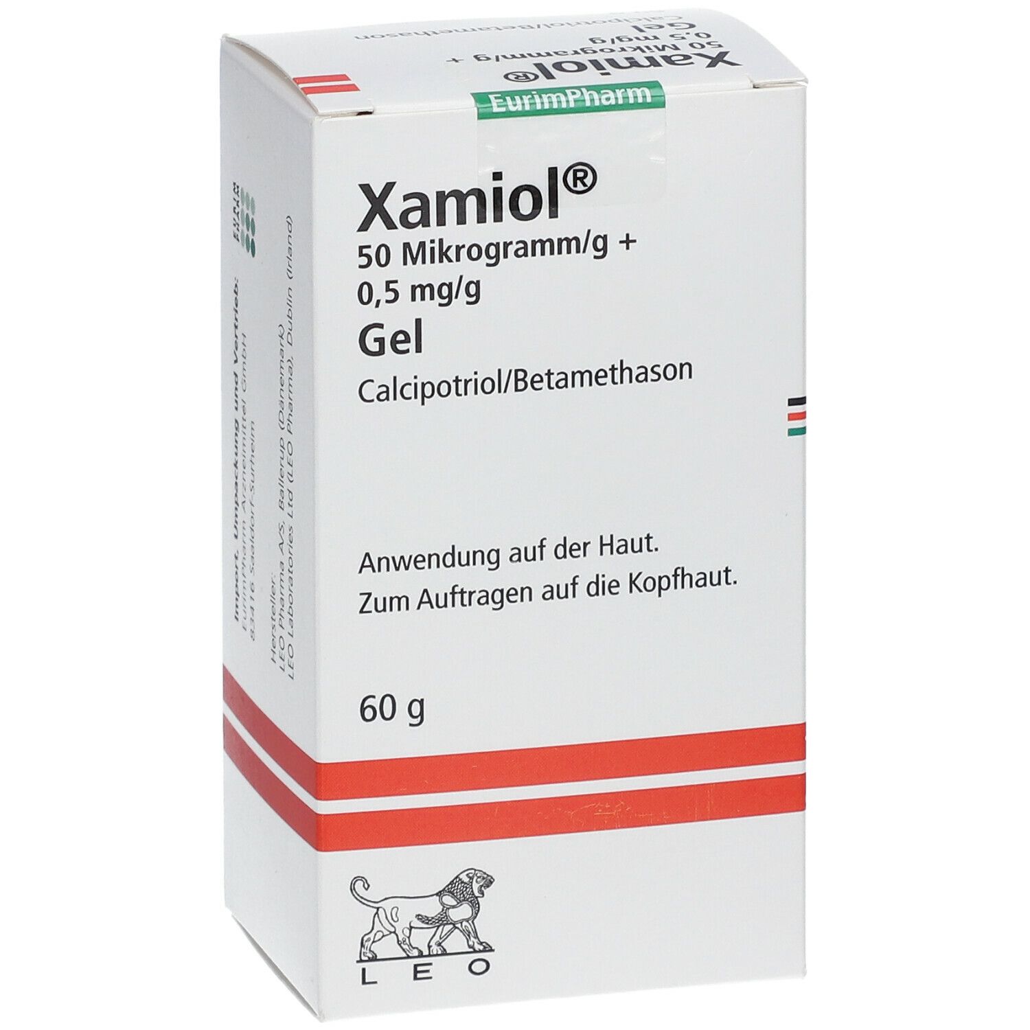 XAMIOL 50 Mikrogramm/g+0,5 mg/g Gel