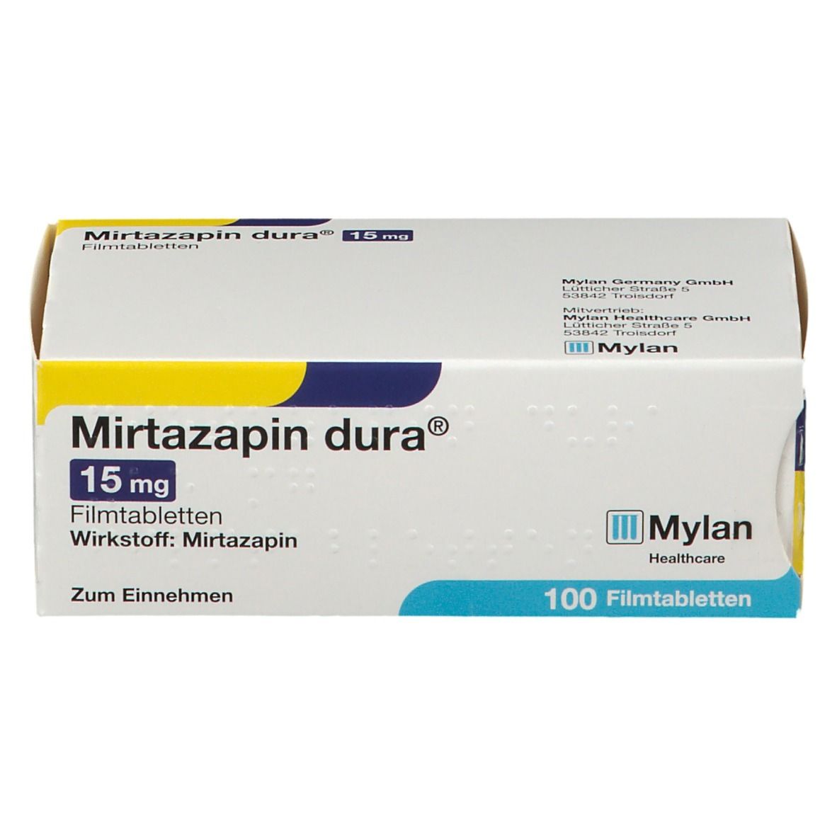 Mirtazapin dura® 15 mg
