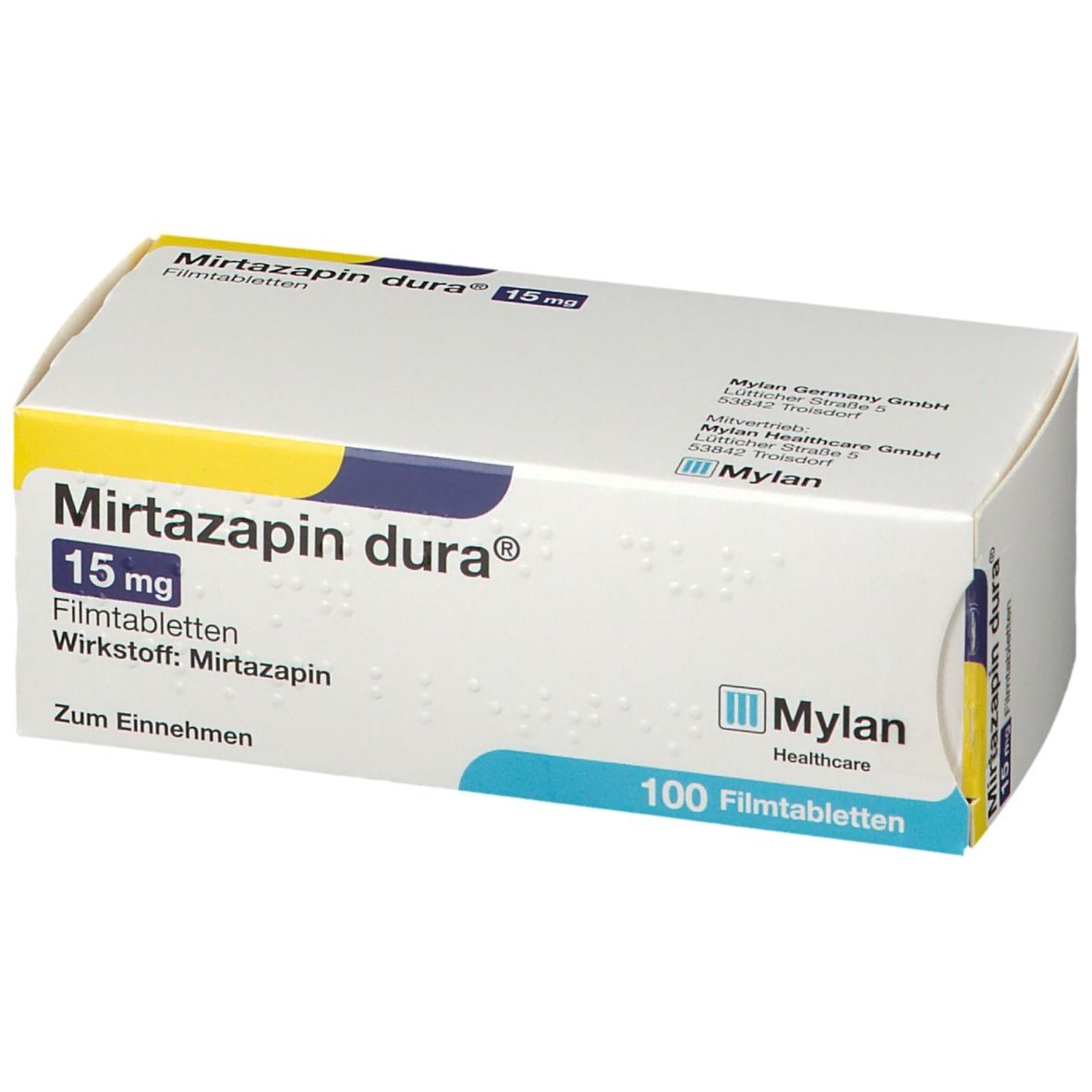 Mirtazapin dura® 15 mg