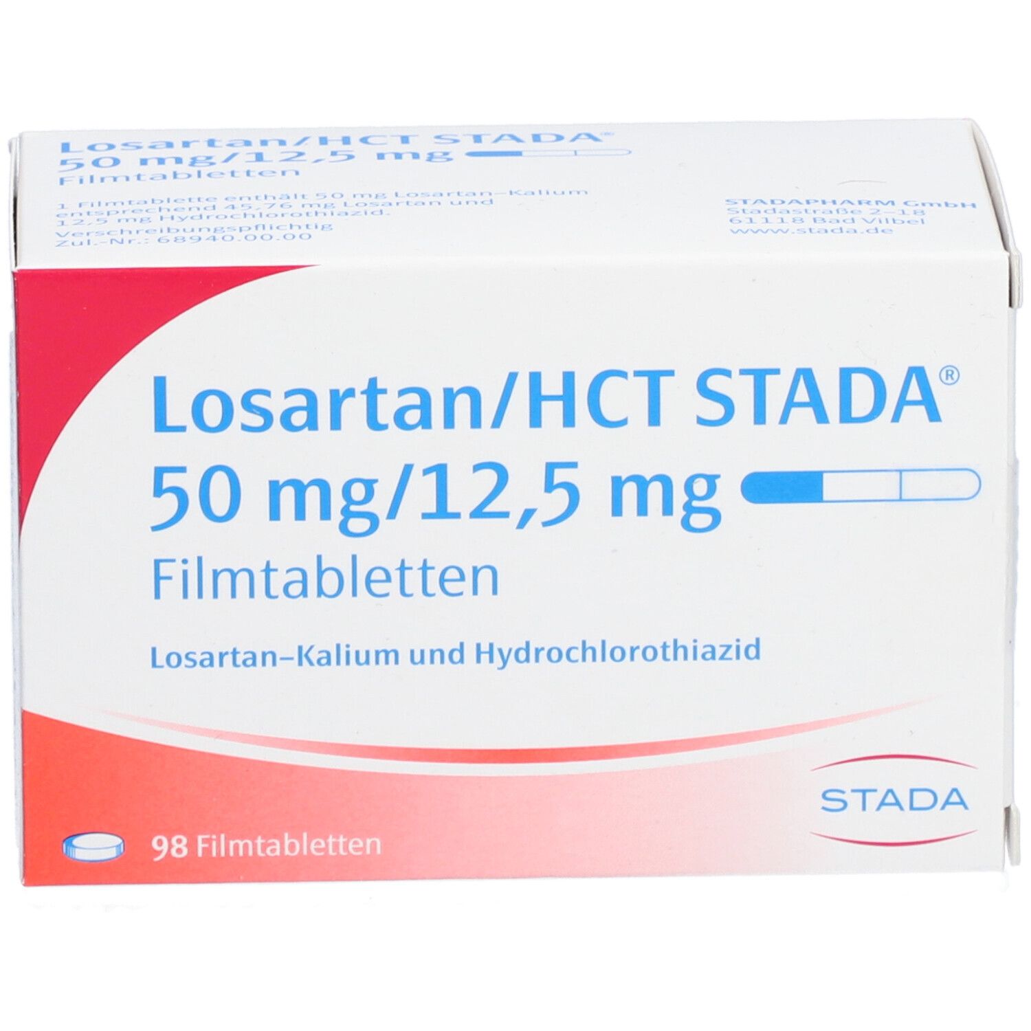 Losartan/HCT Stada® 50 mg/12,5 mg