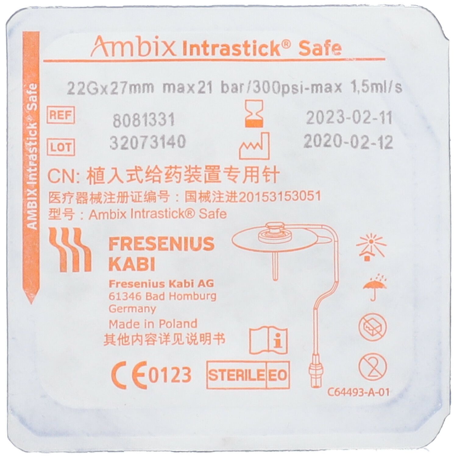 Ambix Intrastick® -System 22 G x 27 mm