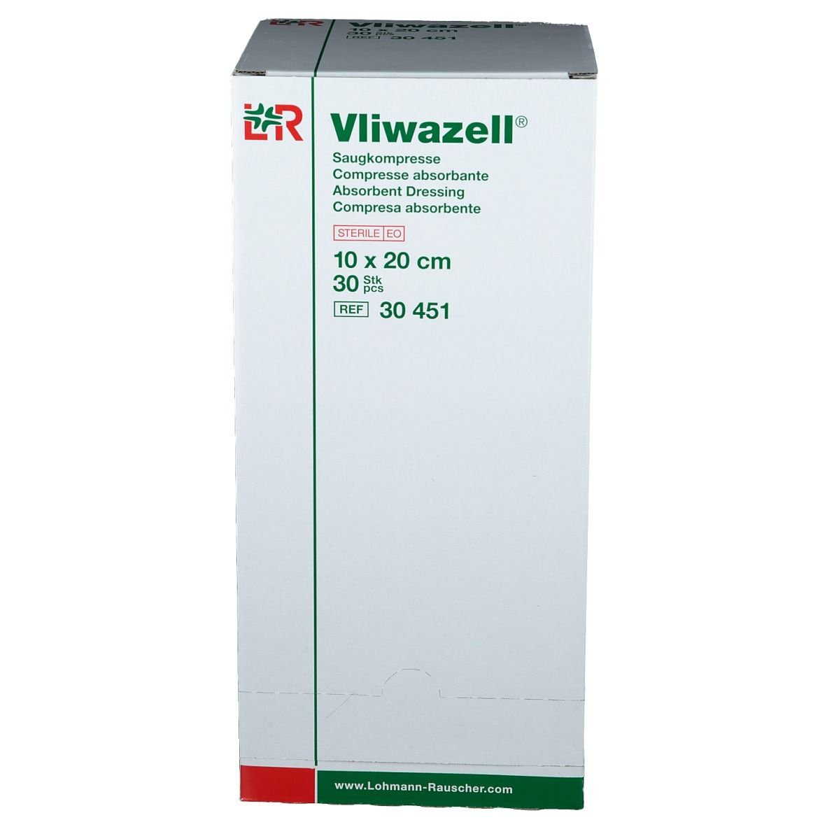 Vliwazell® hochsaugfähige Universalkompresse steril 10 cm x 20 cm