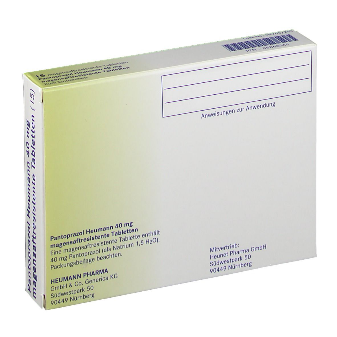 Pantoprazol Heumann 40 mg