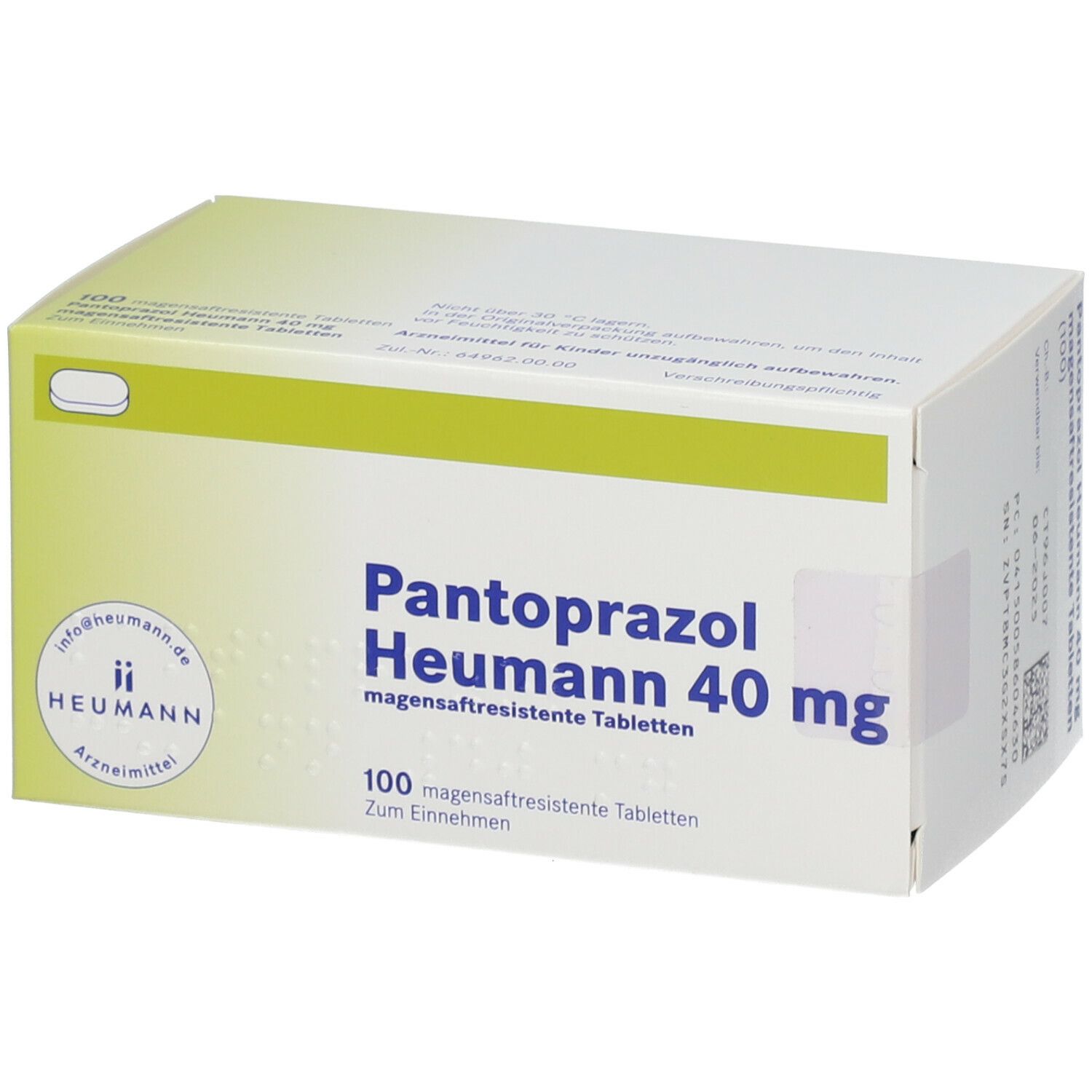 PANTOPRAZOL Heumann 40 mg magensaftres. Tabletten