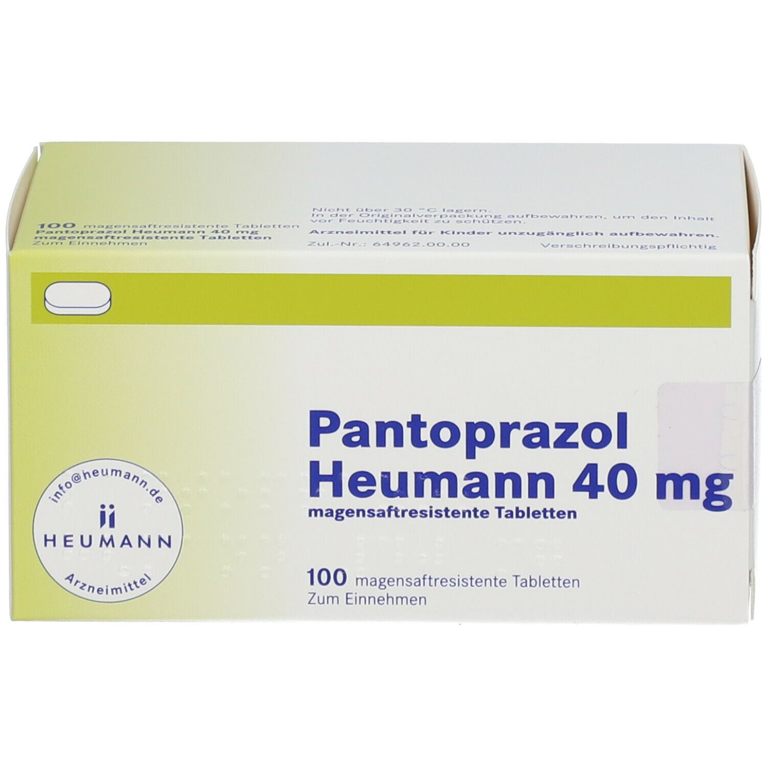 PANTOPRAZOL Heumann 40 mg magensaftres. Tabletten