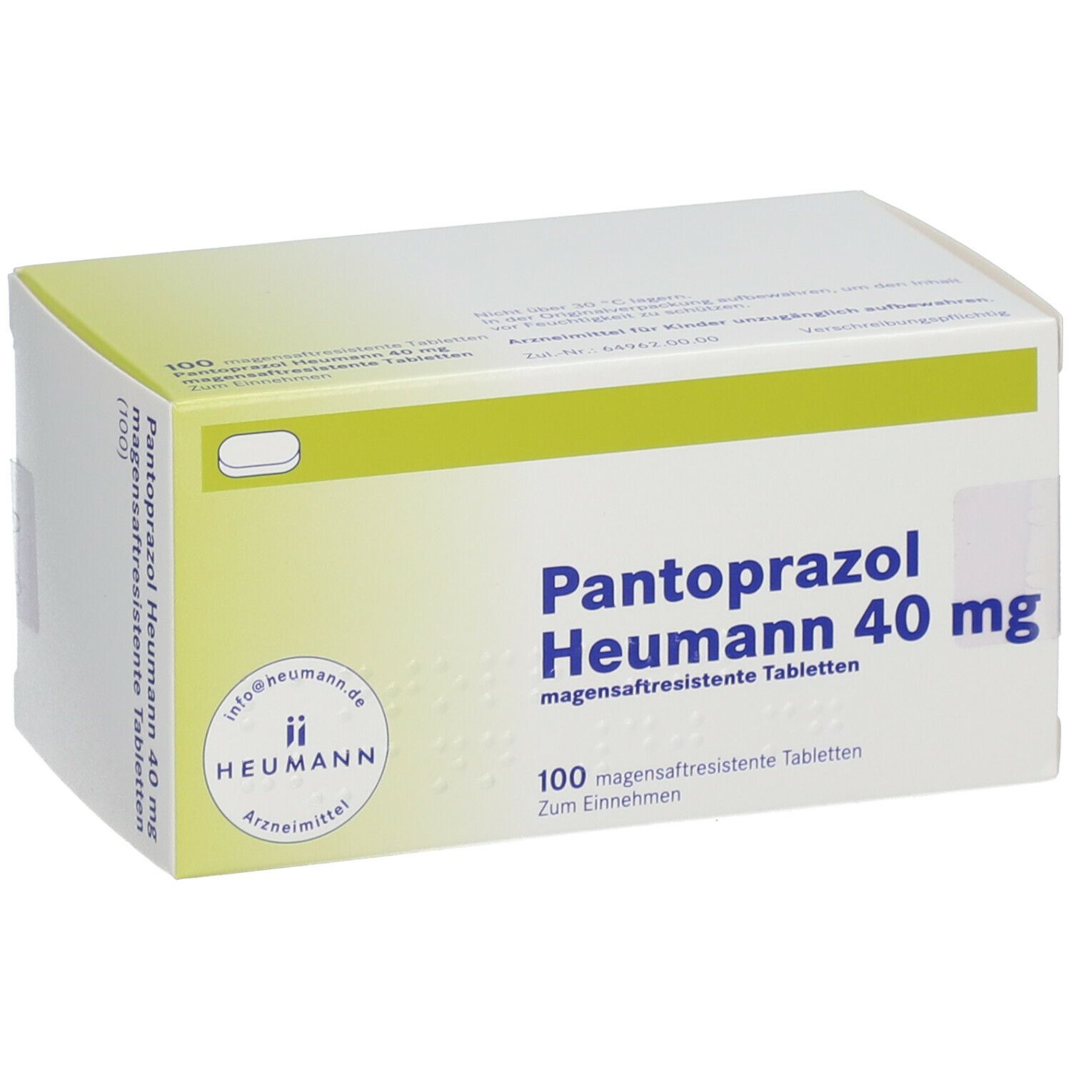 PANTOPRAZOL Heumann 40 mg magensaftres. Tabletten
