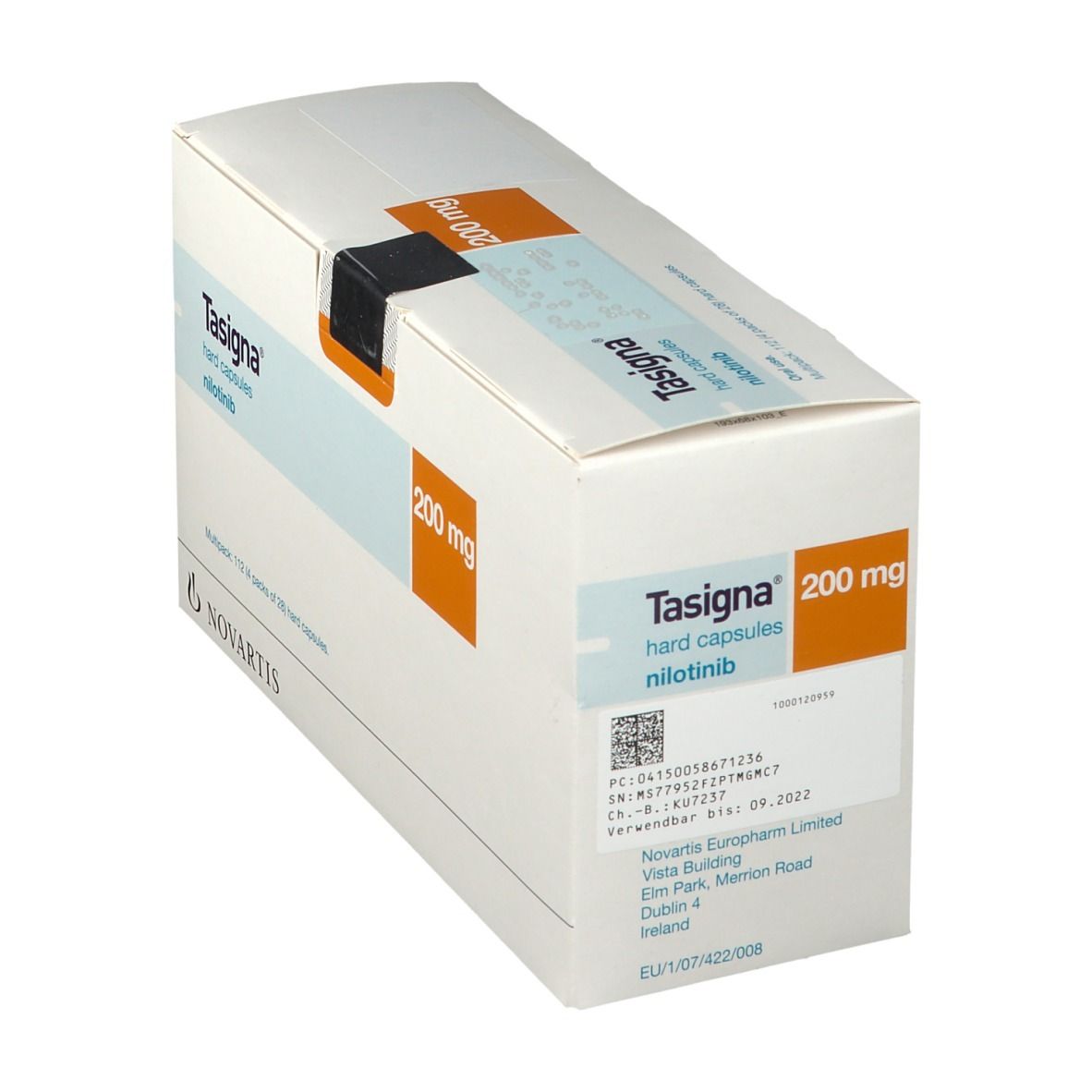 Tasigna 200 mg Hartkapseln 4x28 St