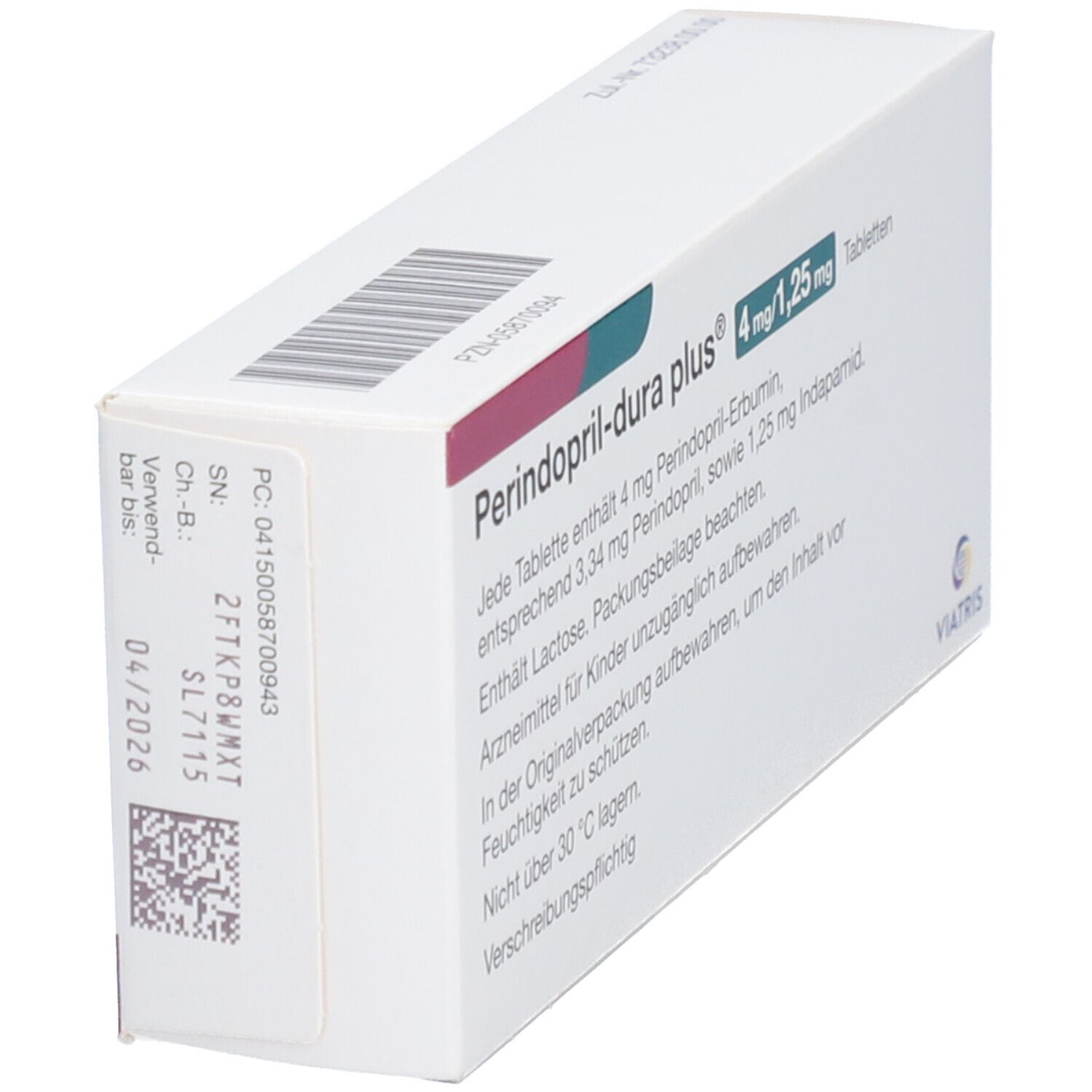 Perindopril-dura plus® 4 mg/1,25 mg