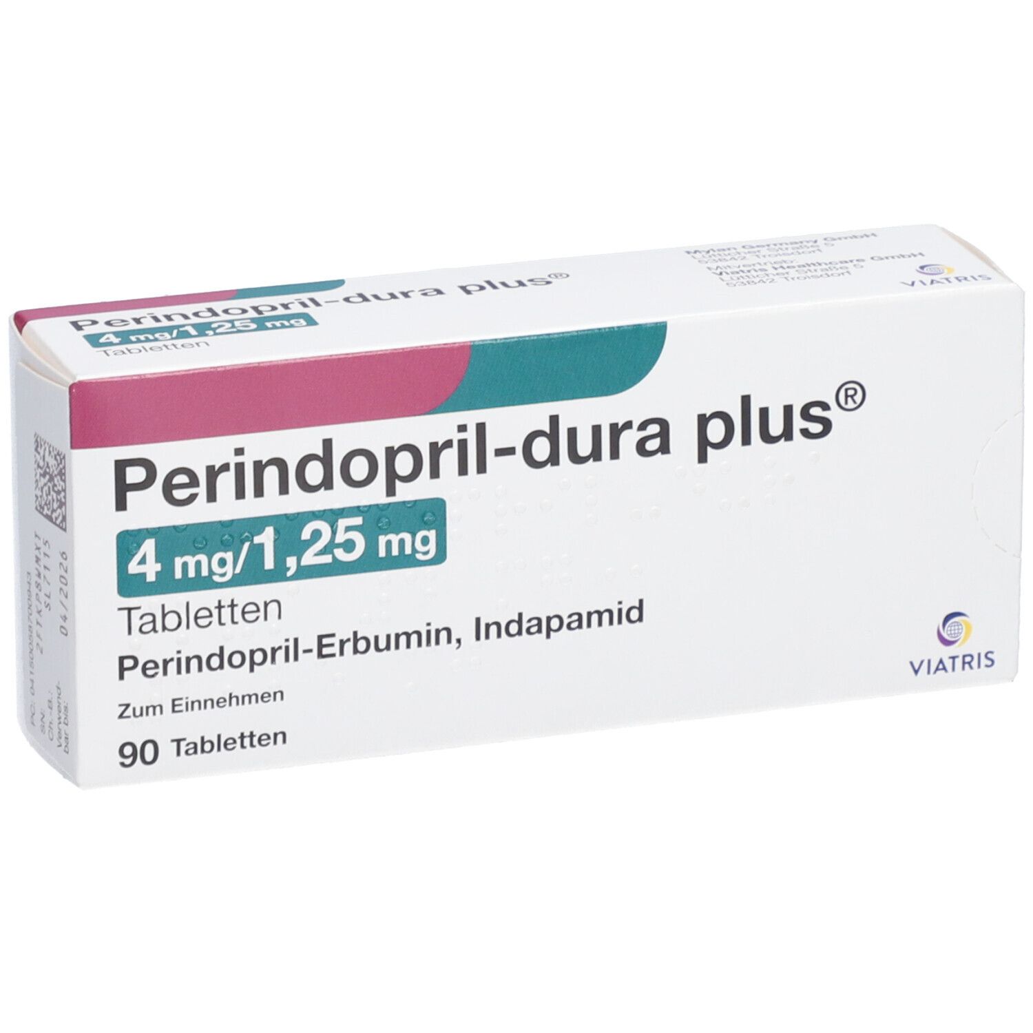 Perindopril-dura plus® 4 mg/1,25 mg