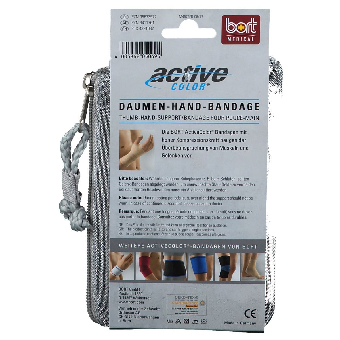 BORT ActiveColor® Daumen-Hand-Bandage Gr. M haut