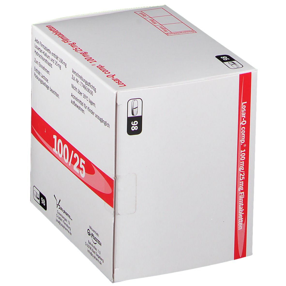 LOSAR Q comp. 100/25 mg Filmtabletten