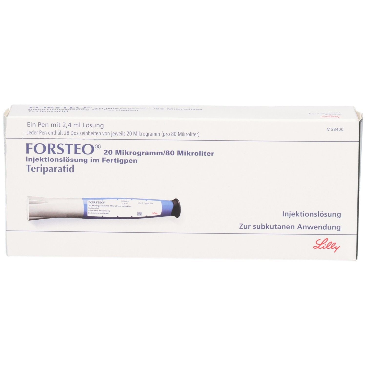 Forsteo Teriparatid Injektionslösung im Fertigpen, 2,4ml.