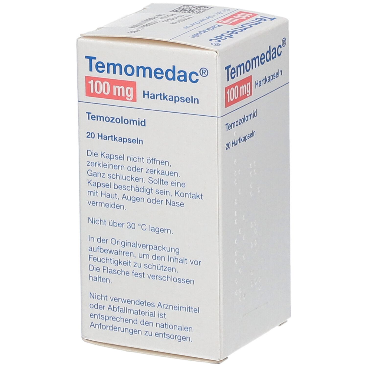 Temodal 100 mg Hartkapseln 20 St