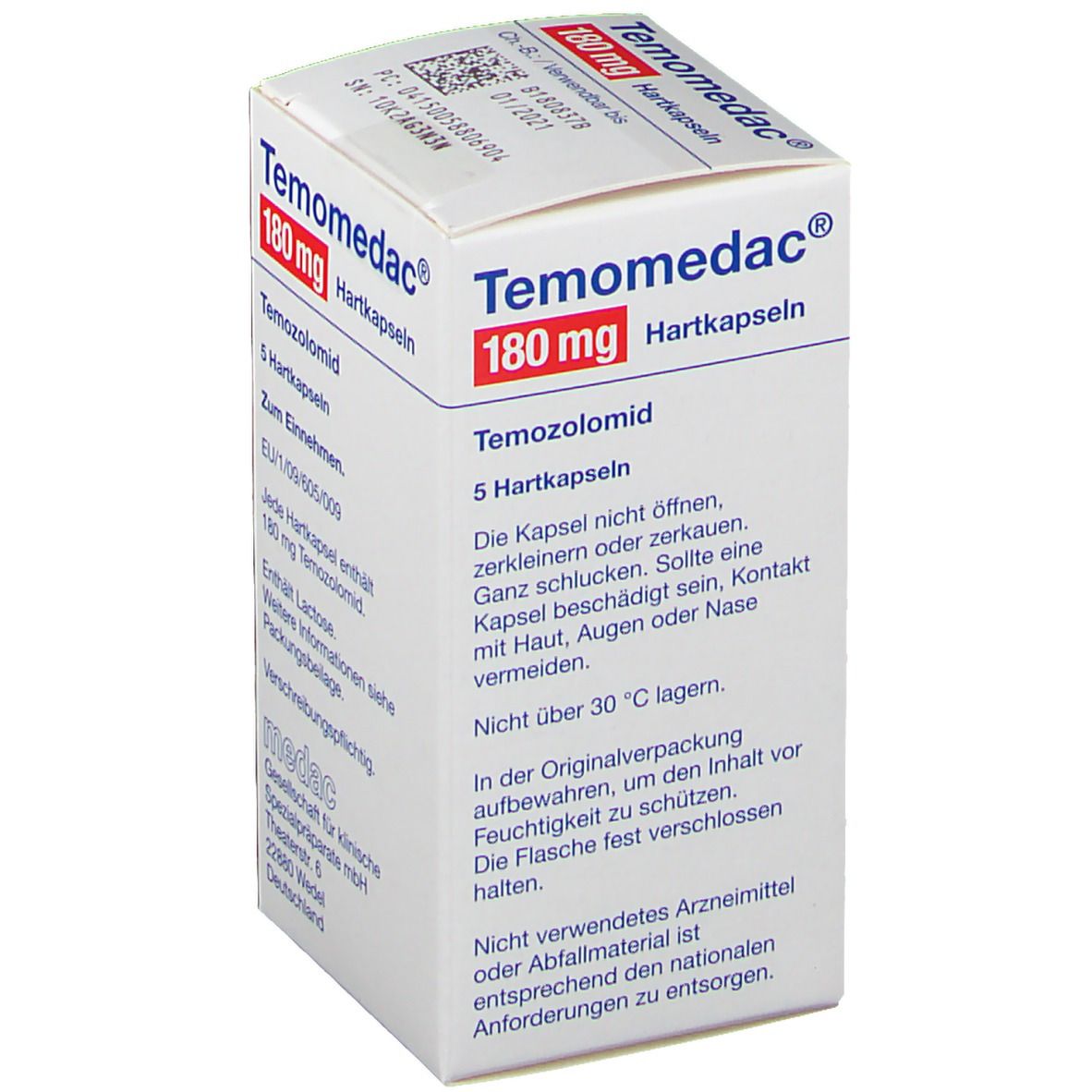 Temomedac® 180 mg
