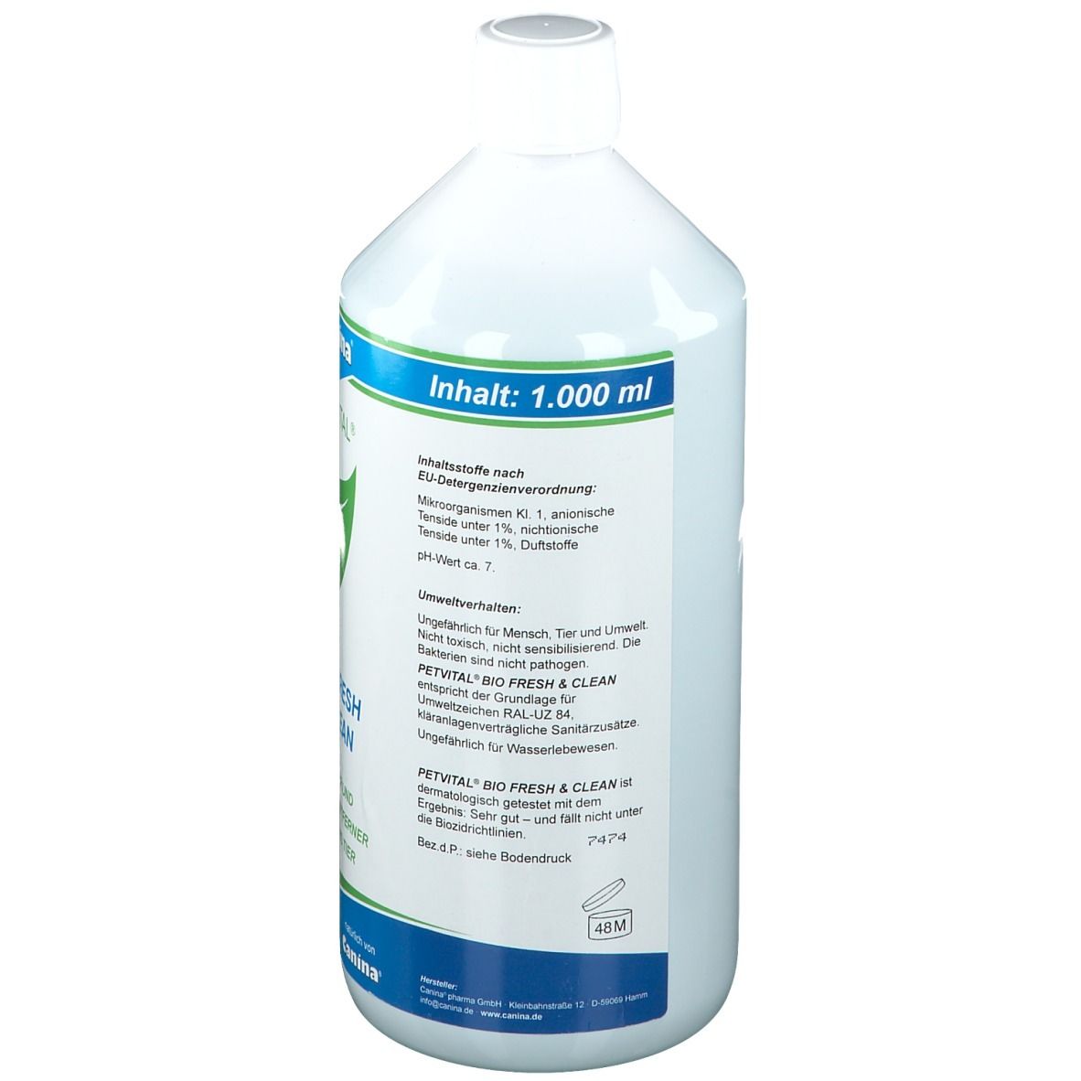 Canina Bio Fresh & Clean Shampoo – 200 Ml, Biologisches Geruchsentferner-Shampoo Für Haustiere