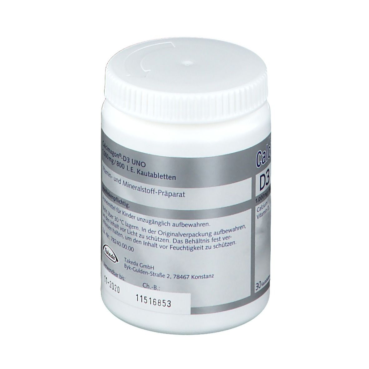 Calcimagon® D3 UNO 1000 mg/ 800 I.E. Kautabletten