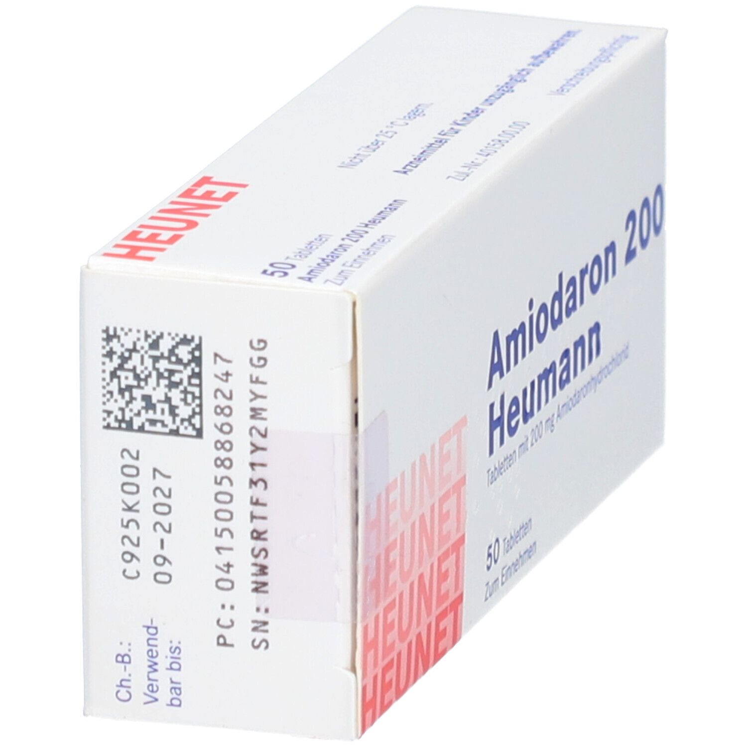 Amiodaron 200 Heumann Tabl.Heunet 50 St Tabletten