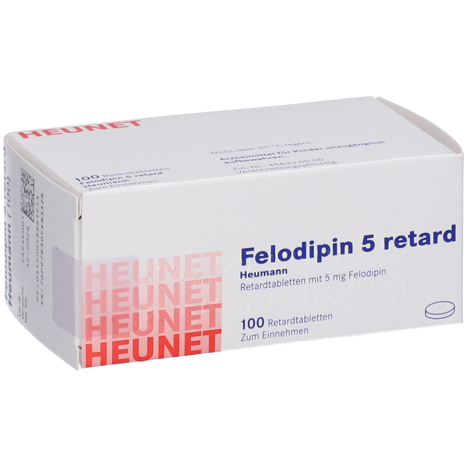 FELODIPIN 5 mg ret.Heumann Tabl.Heunet