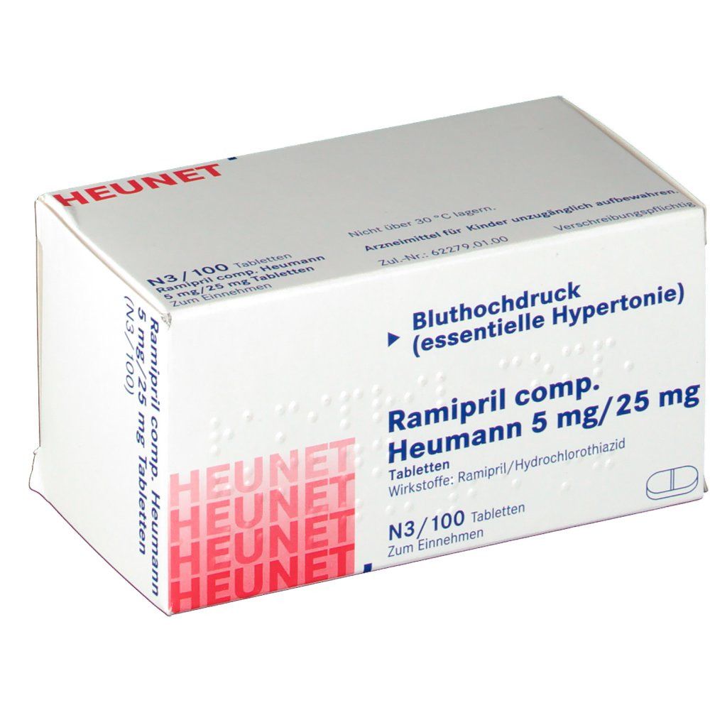 Ramipril comp. Heumann 5 mg/25 mg