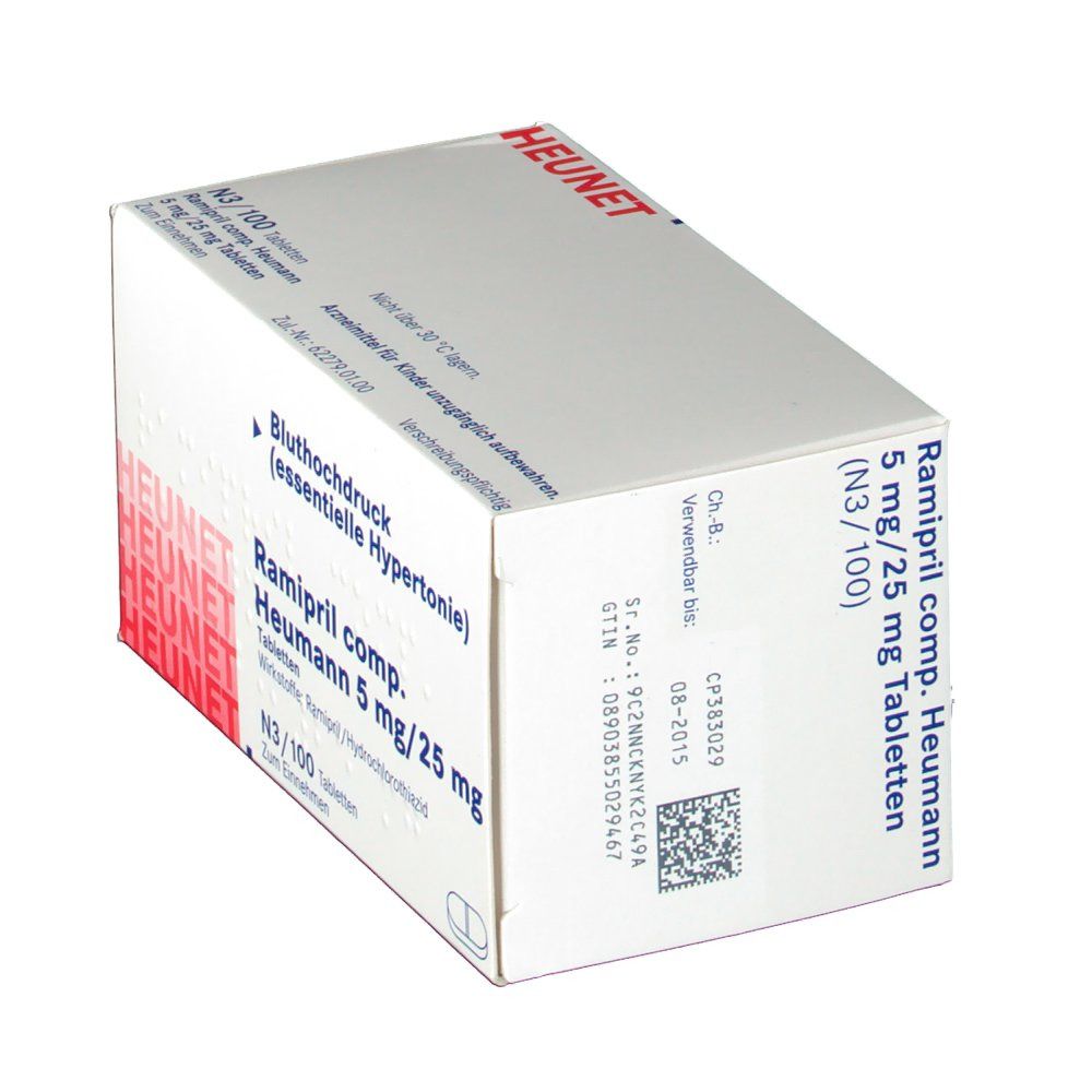 Ramipril comp. Heumann 5 mg/25 mg