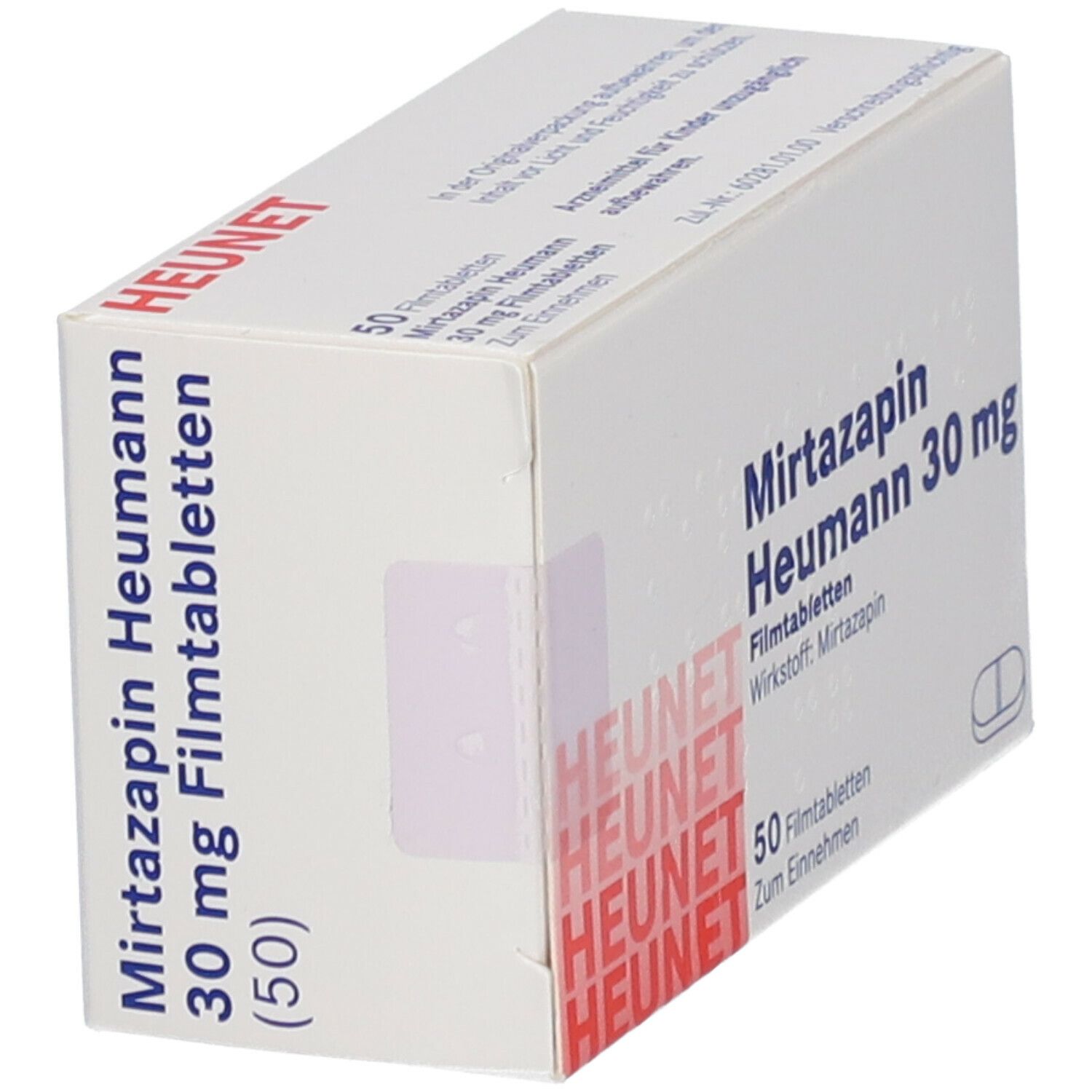 Mirtazapin Heumann 30 mg Filmtabl.Heunet 20 St Filmtabletten