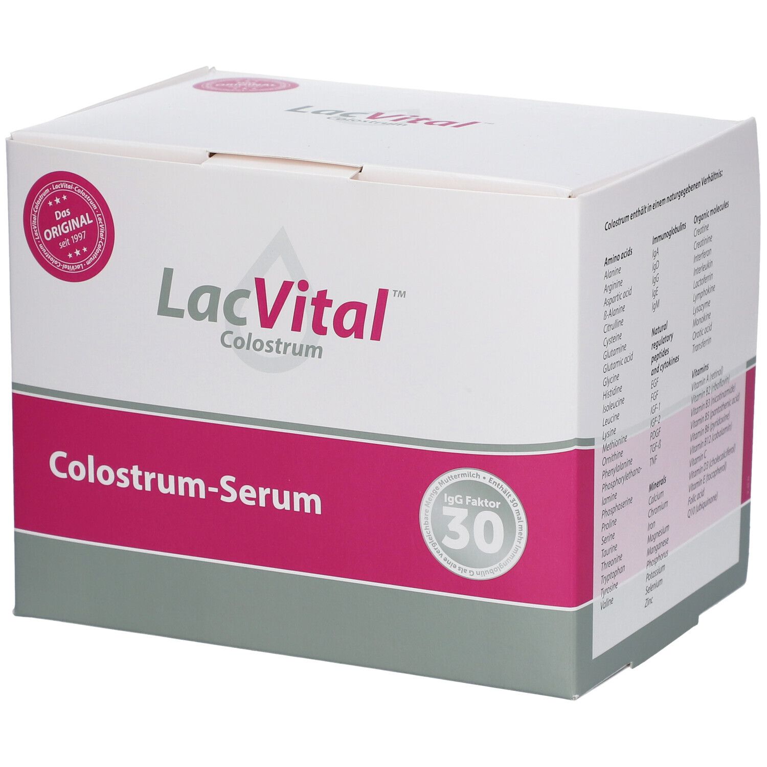 Lacvital Colostrum Serum Kurpackung 6x125 ml Extrakt