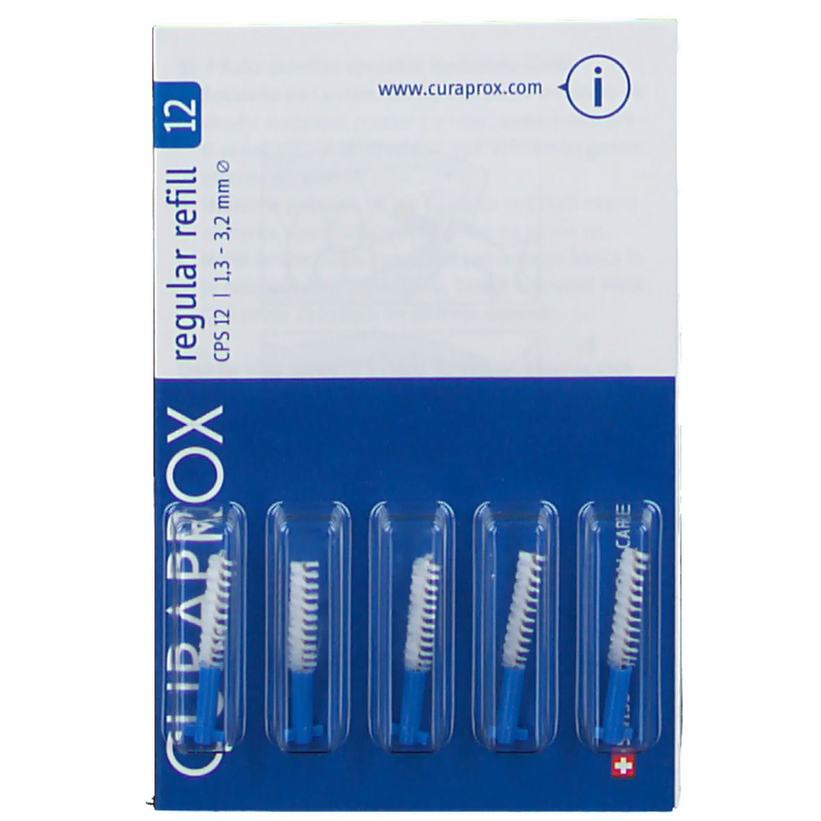 Curaprox® Interdentalbürsten CPS 12 regular 1,3 - 3,2 mm