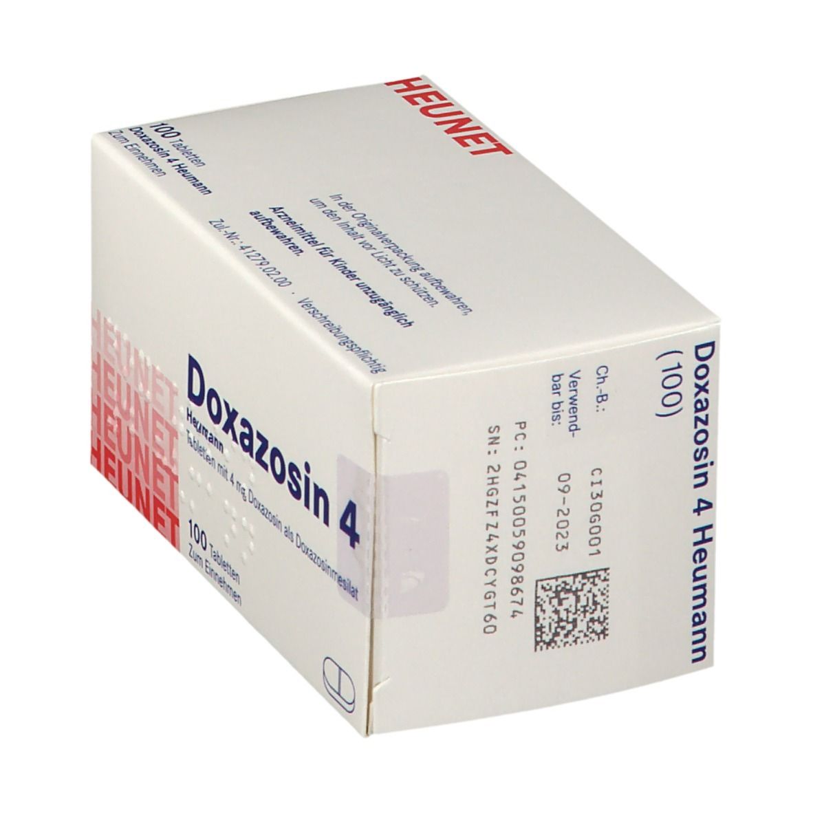 Doxazosin 4 Heumann Tabl.Heunet 50 St Tabletten