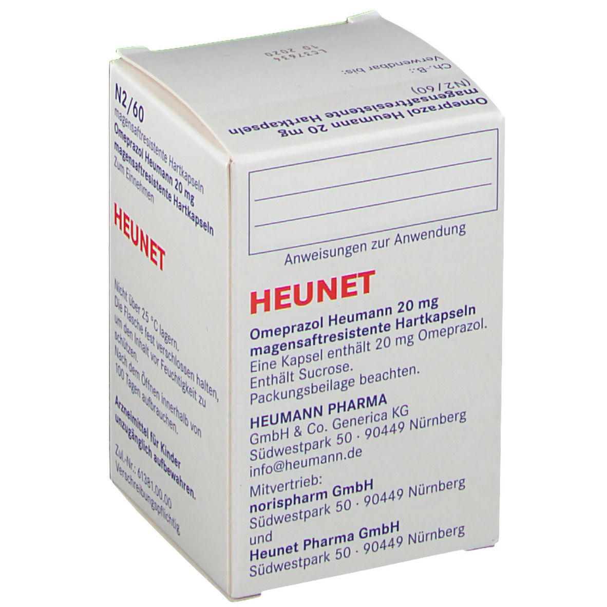 Omeprazol Heumann 20 mg