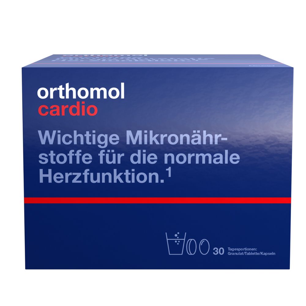Orthomol Cardio Granulat/Tablette/Kapseln