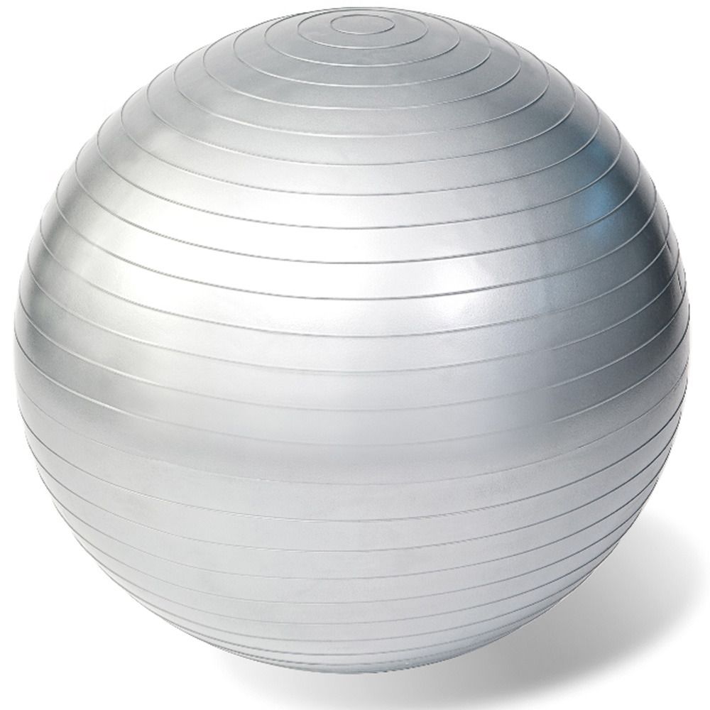 Rehaforum® Gymnastikball 55 cm silber metallic