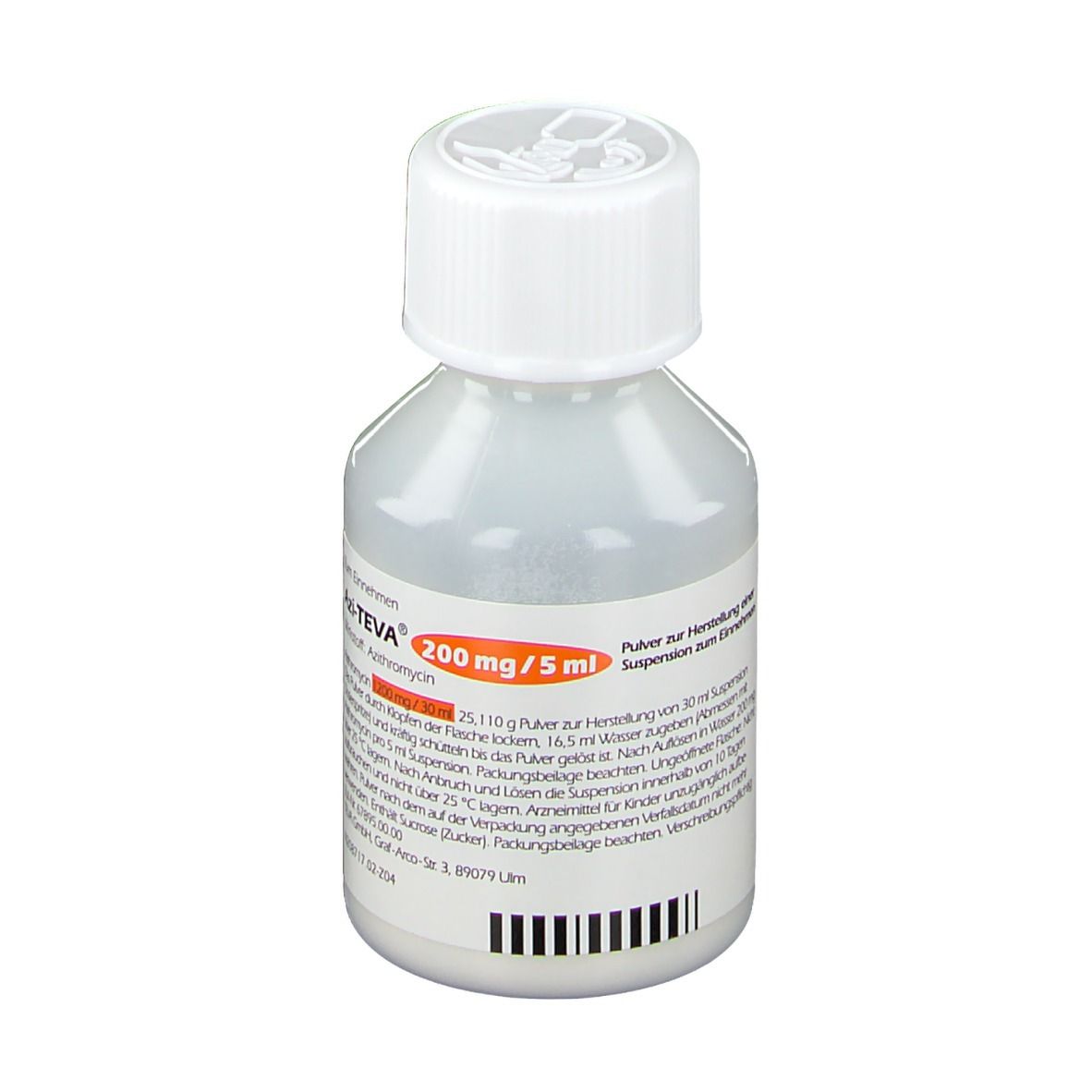 Azi-TEVA® 200 mg/5 ml