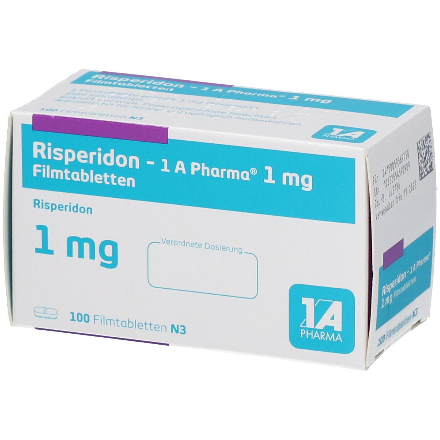 Risperidon 1A Pharma® 1Mg