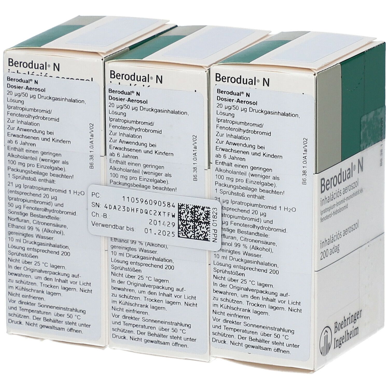 Berodual N Dosieraerosol 3x10 ml