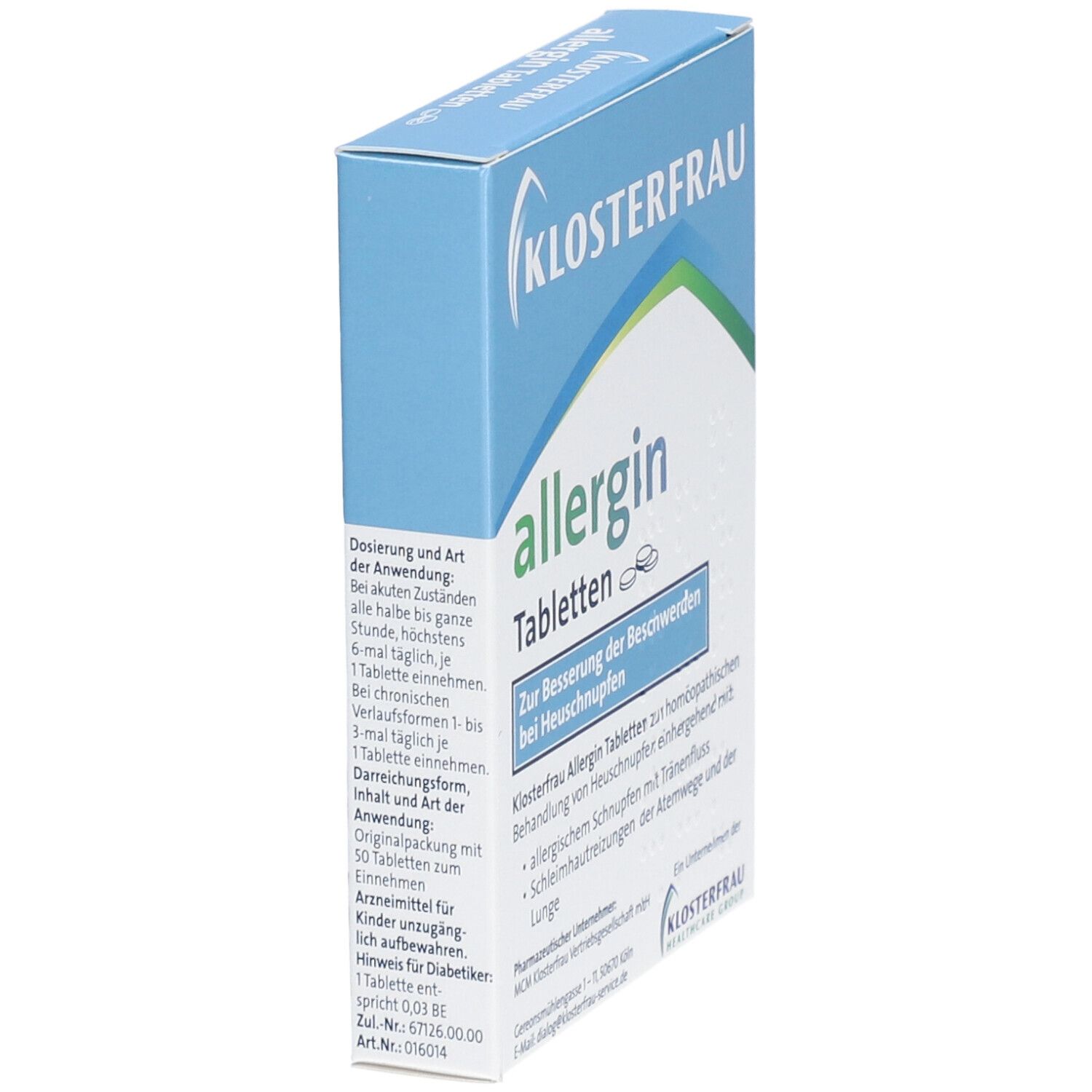 KLOSTERFRAU allergin Tabletten bei Heuschnupfen