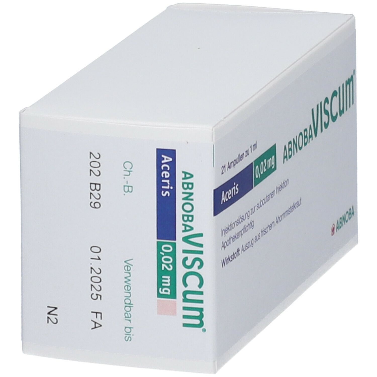 Abnobaviscum Aceris 0,02 mg Ampullen 21 St