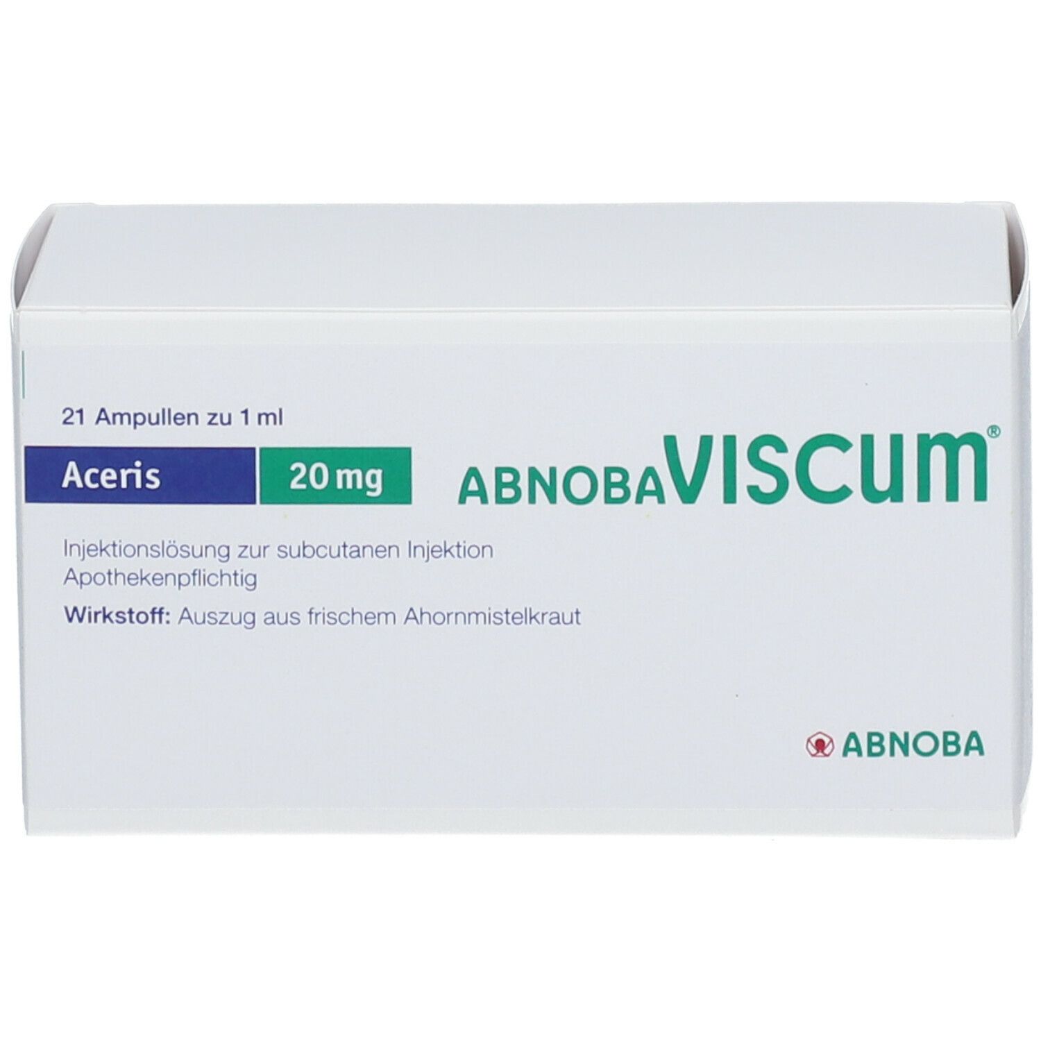 Abnobaviscum Aceris 20 mg Ampullen 21 St