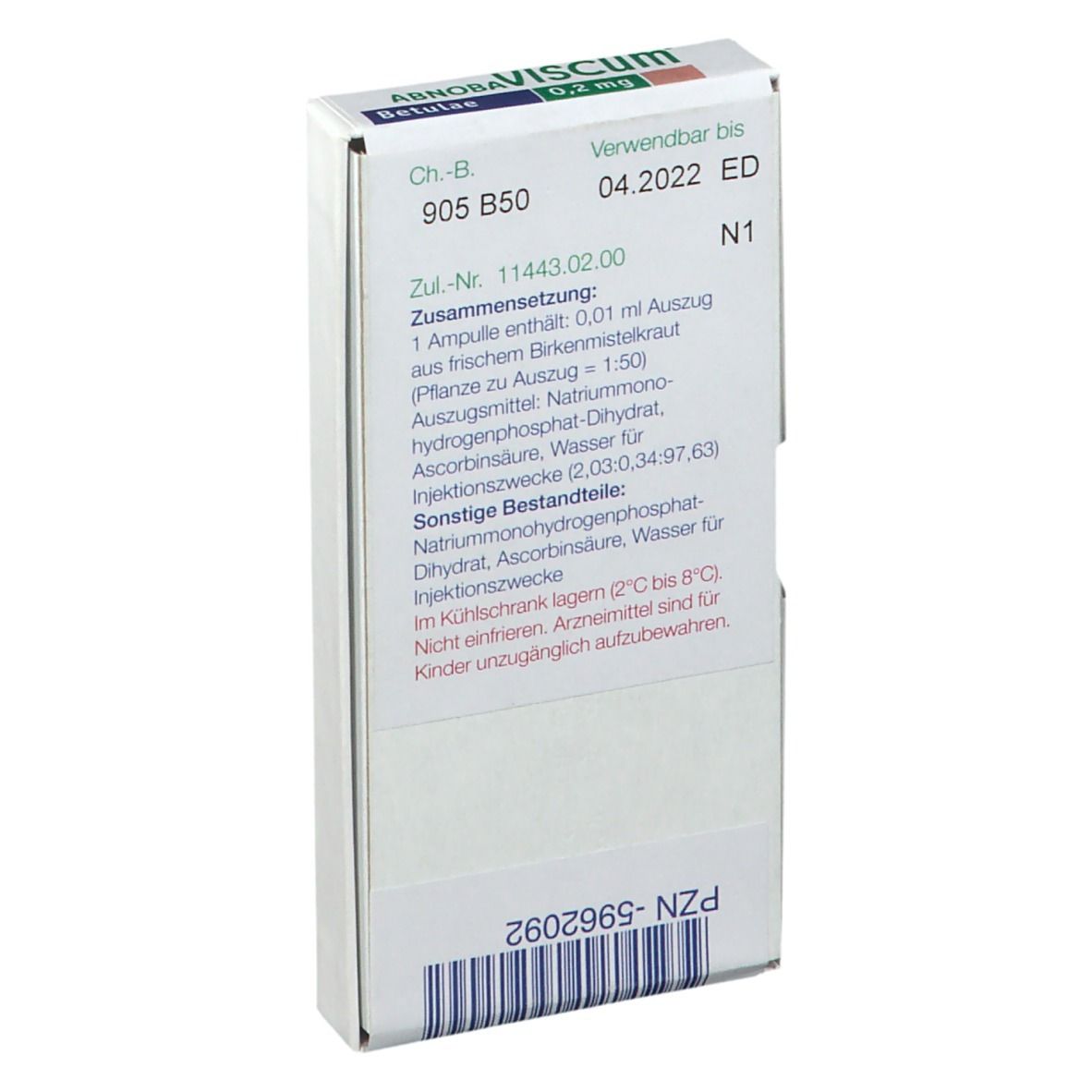 abnobaVISCUM® Betulae 0,2 mg Ampullen