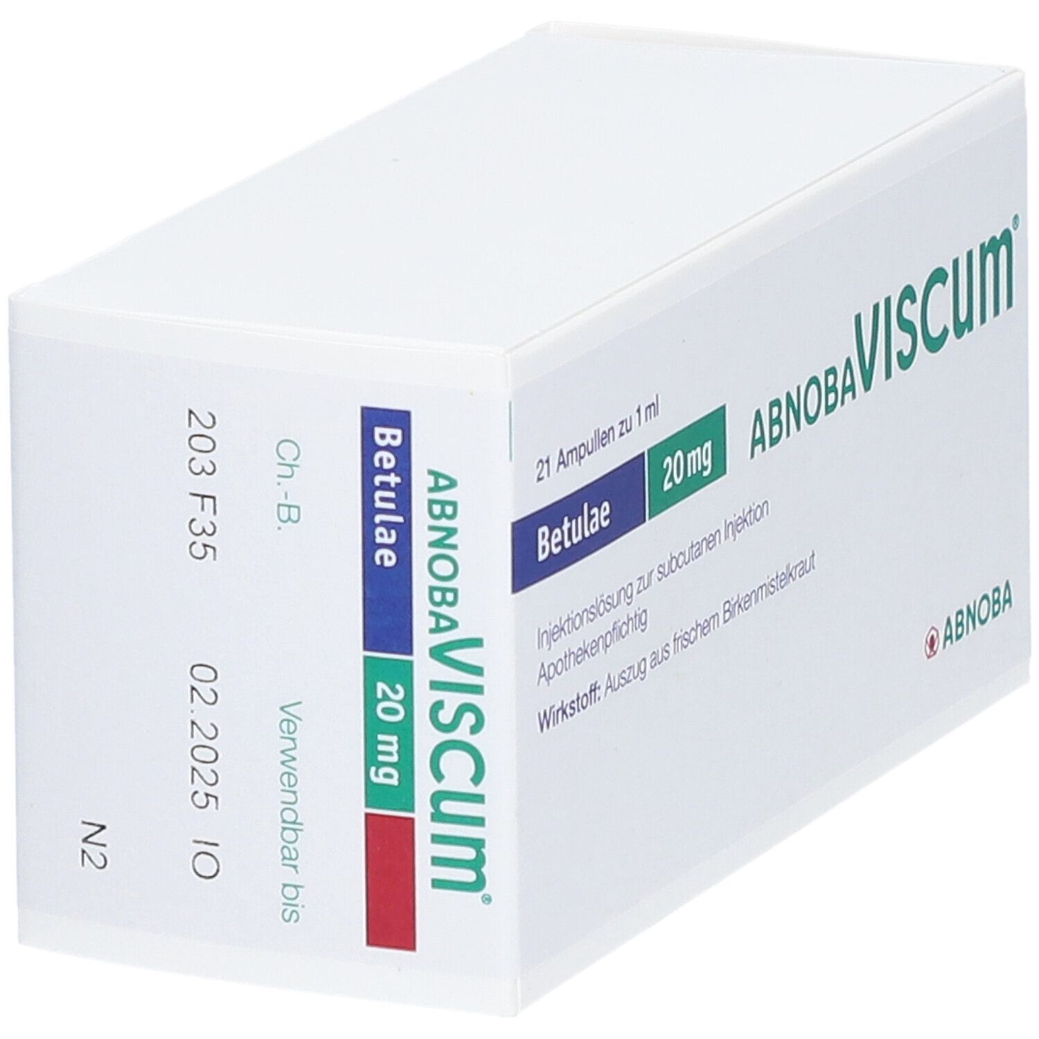 abnobaVISCUM® Betulae 20 mg Ampullen