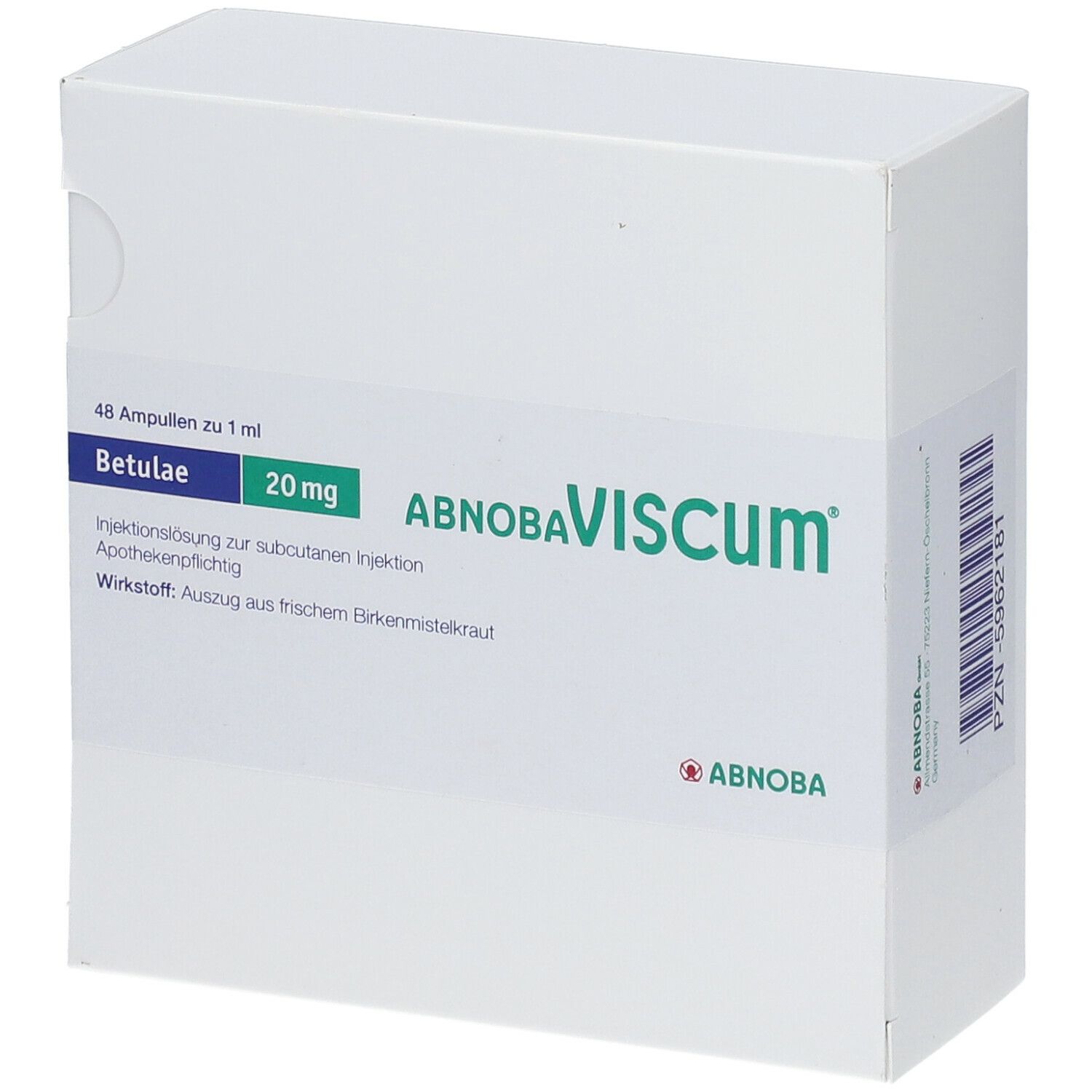 Abnobaviscum Betulae 20 mg Ampullen 48 St