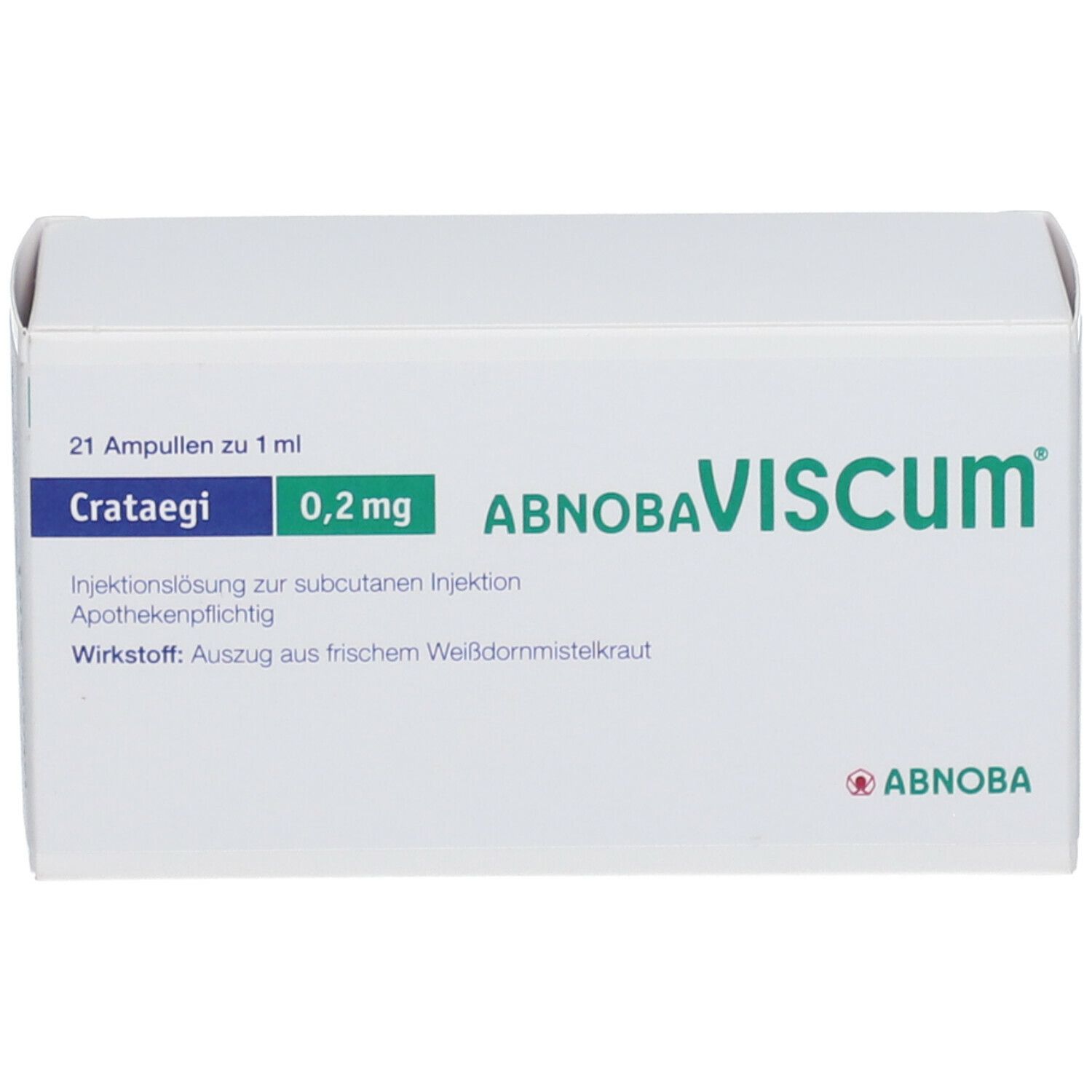 abnobaVISCUM® Crataegi 0,2 mg Ampullen