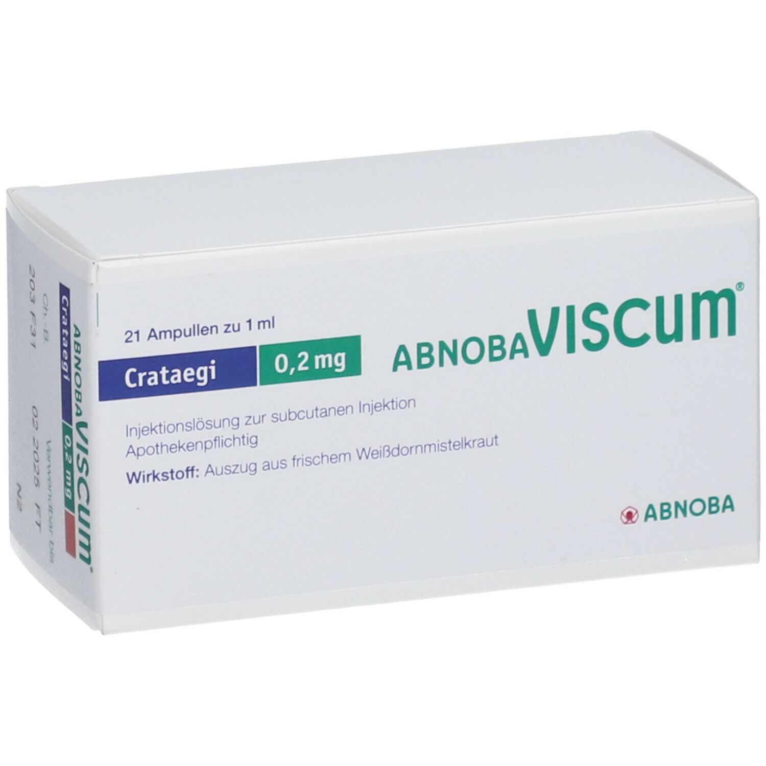 abnobaVISCUM® Crataegi 0,2 mg Ampullen